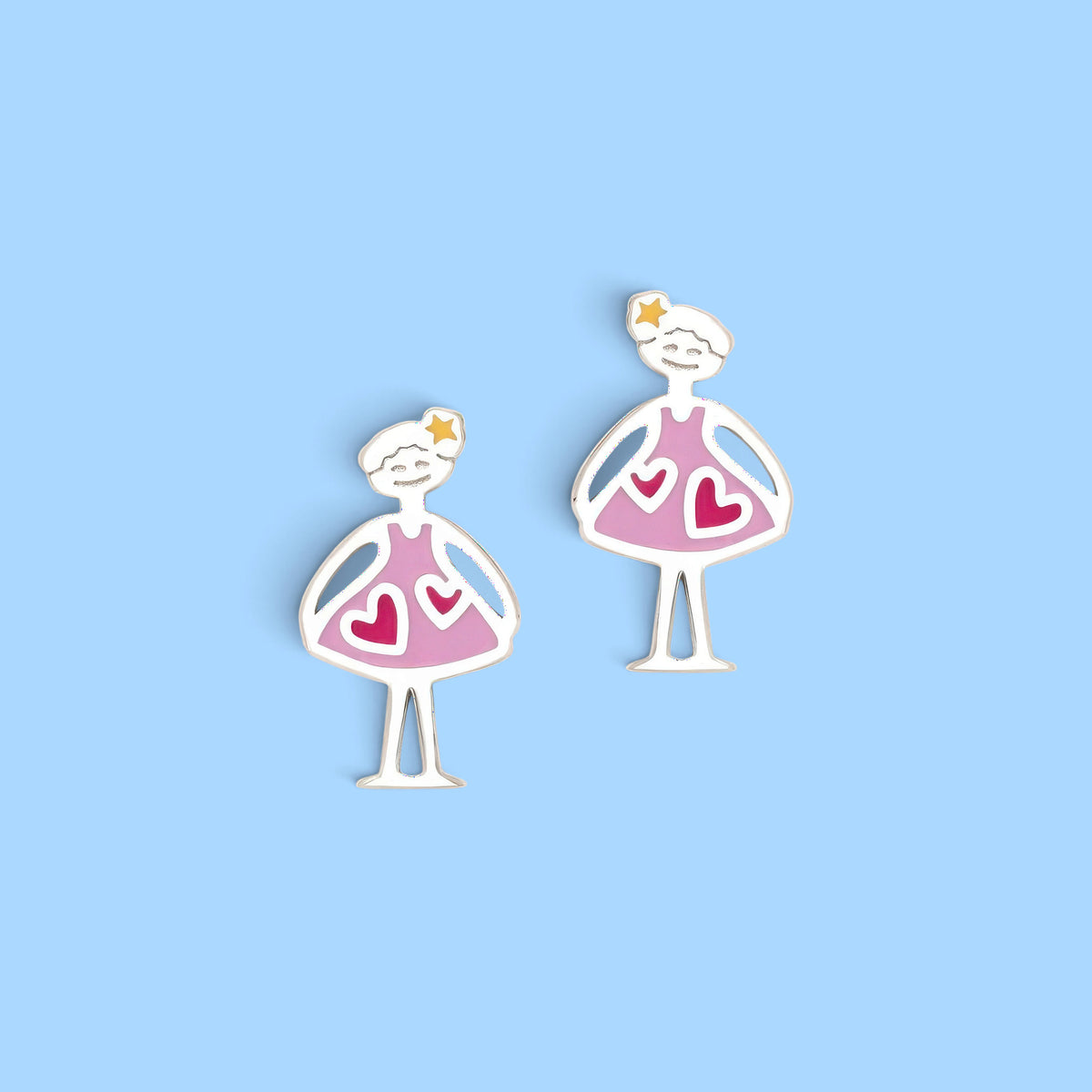 BOUCLES D'OREILLES AGATHITAS COSTUME LILAS