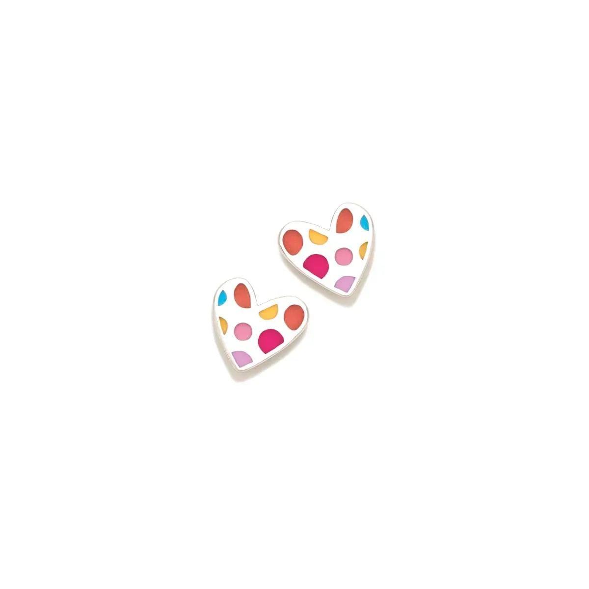 PENDIENTES CORAZÓN DIVERSIONES TOPOS - Agatha Ruiz de la Prada