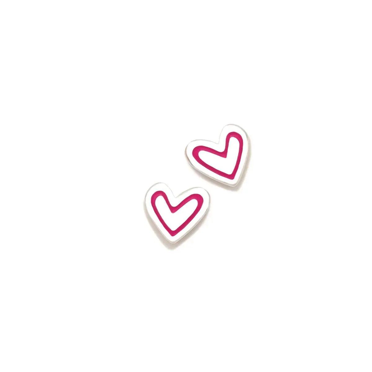 PENDIENTES CORAZÓN DIVERSIONES LÍNEAS - Agatha Ruiz de la Prada