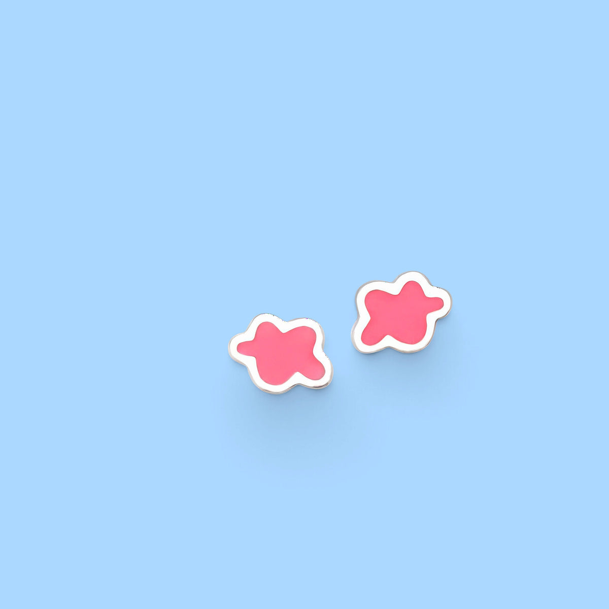 Orecchini Pioggia Nuvola Rosa