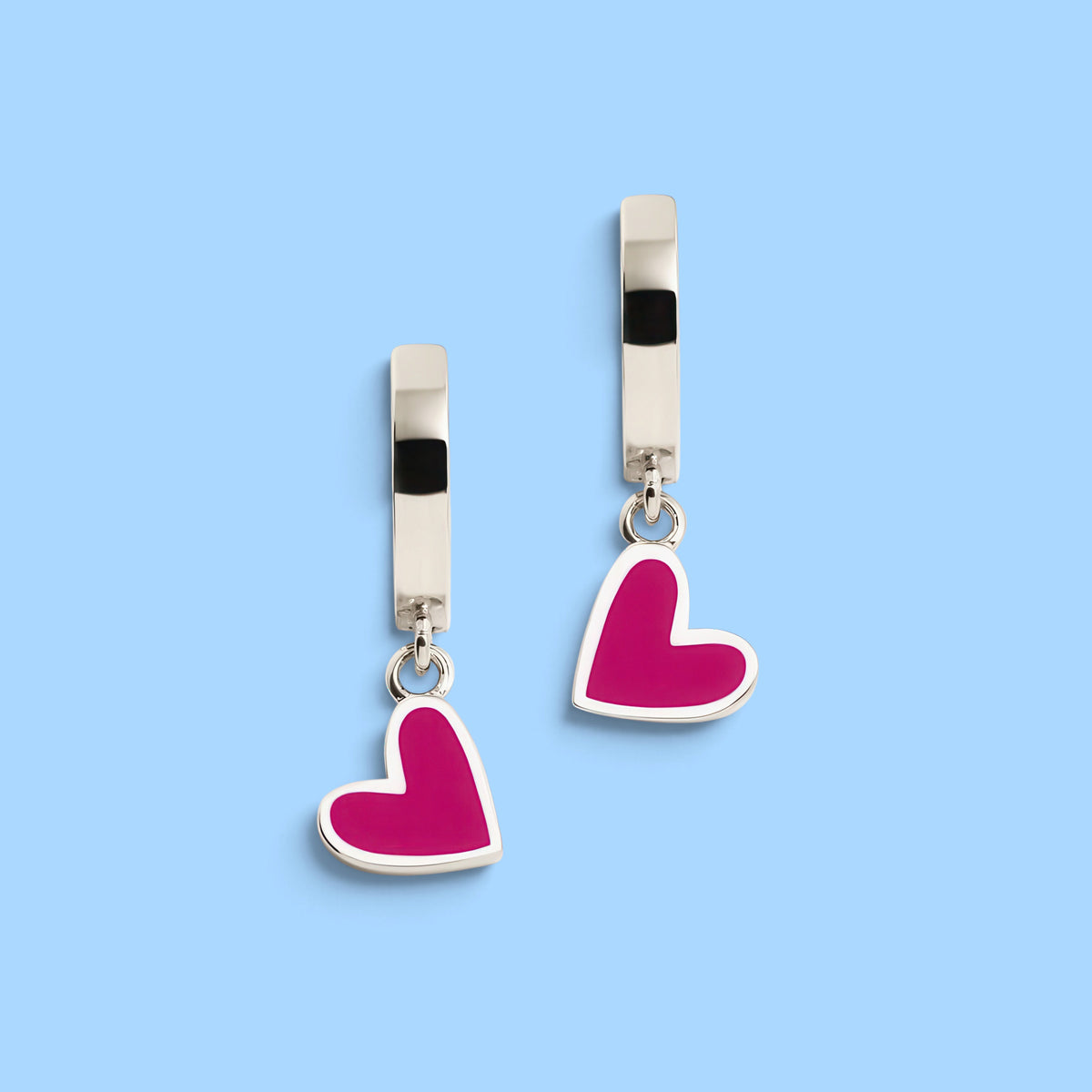 CRIOLLA CORAZON FUCSIA HOOP