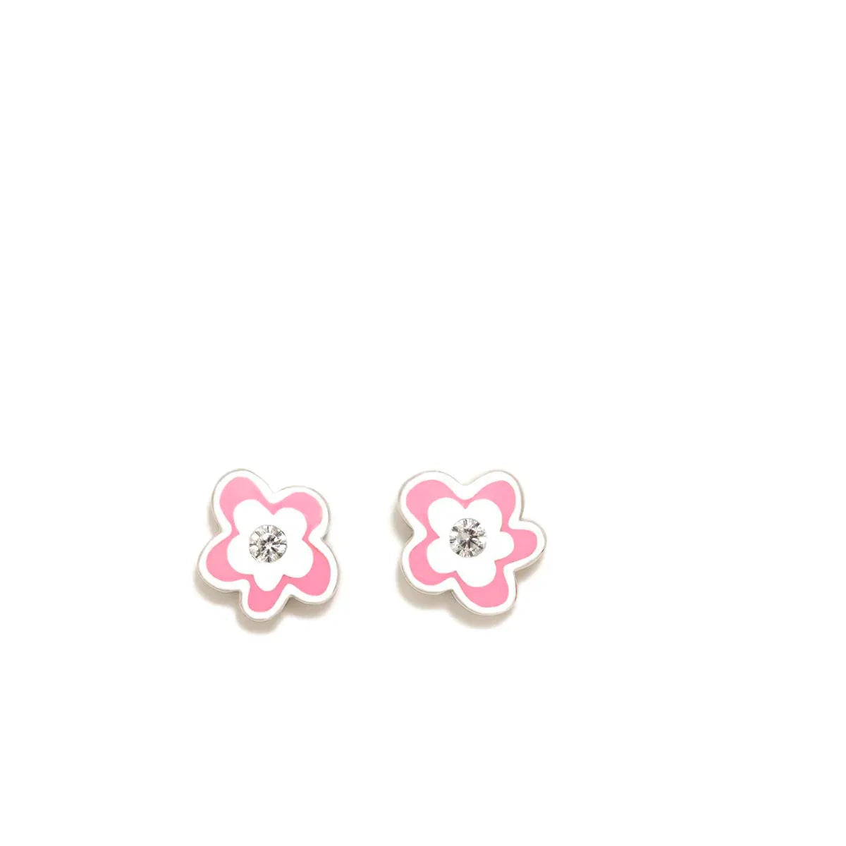 PENDIENTES FLOR DIVERSIONES ROSAS CZ - Agatha Ruiz de la Prada