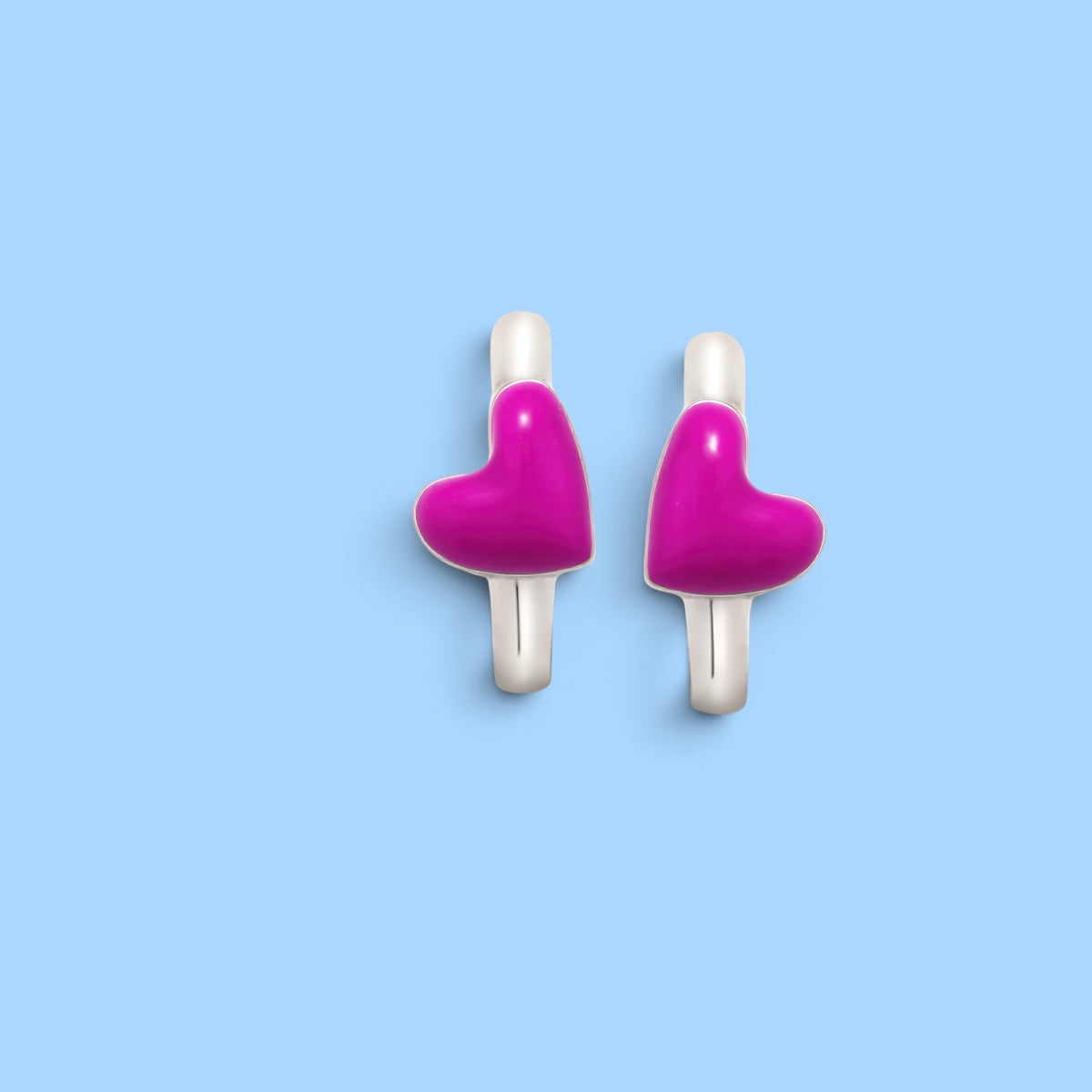 BOUCLES CRIOLLAS INLOVE CŒUR À POIS3
