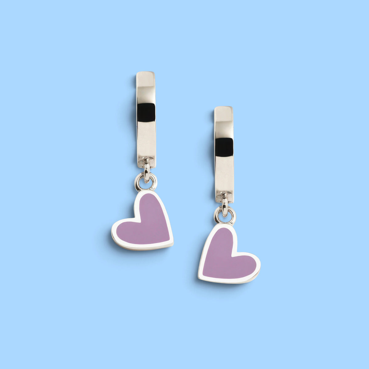 CRIOLLA CORAZONES MALVA HOOP