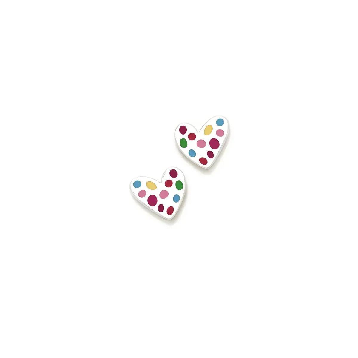 PENDIENTE ROSCA CORAZON PECAS - Agatha Ruiz de la Prada