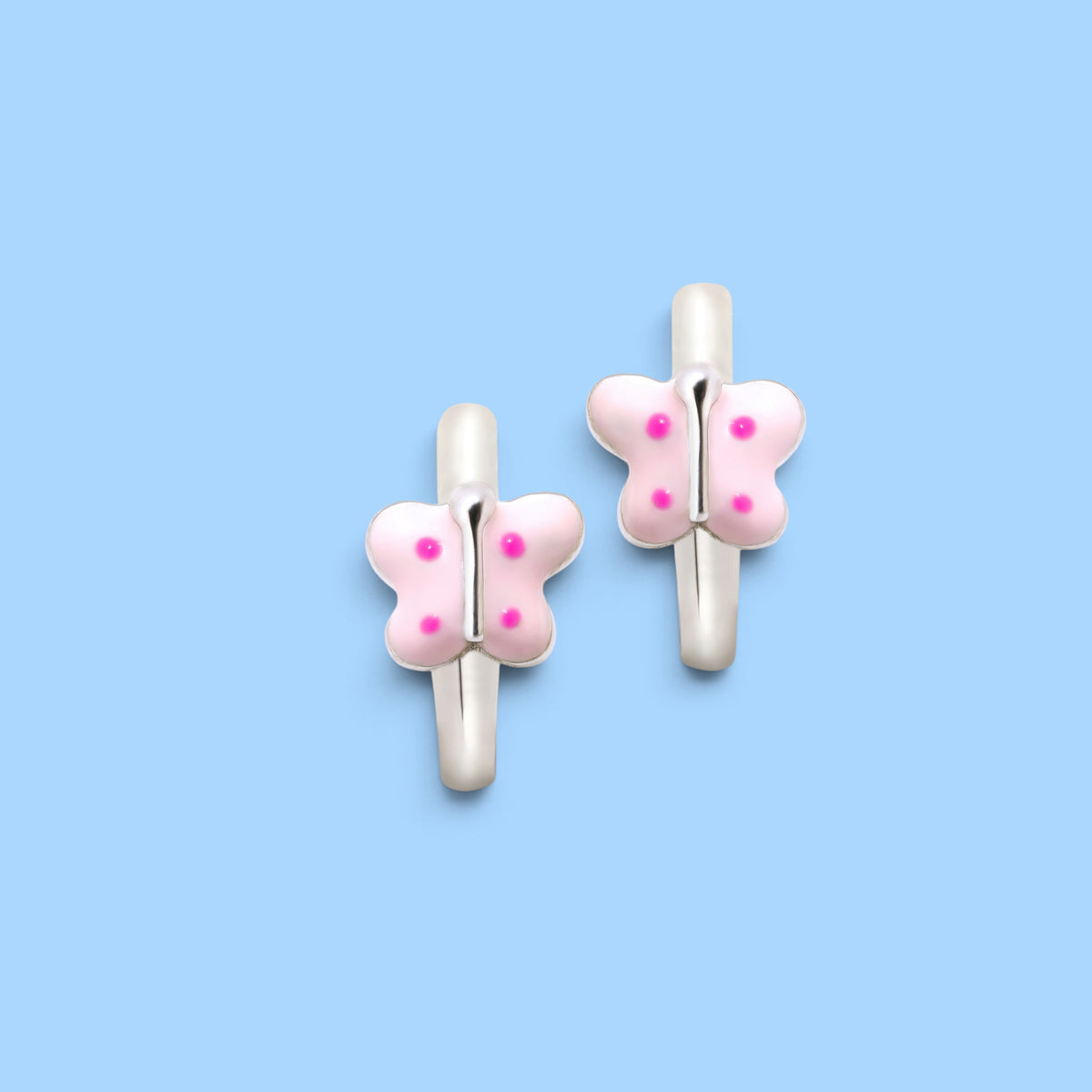 BOUCLES CRIOLLAS INLOVE PAPILLON VIOLET