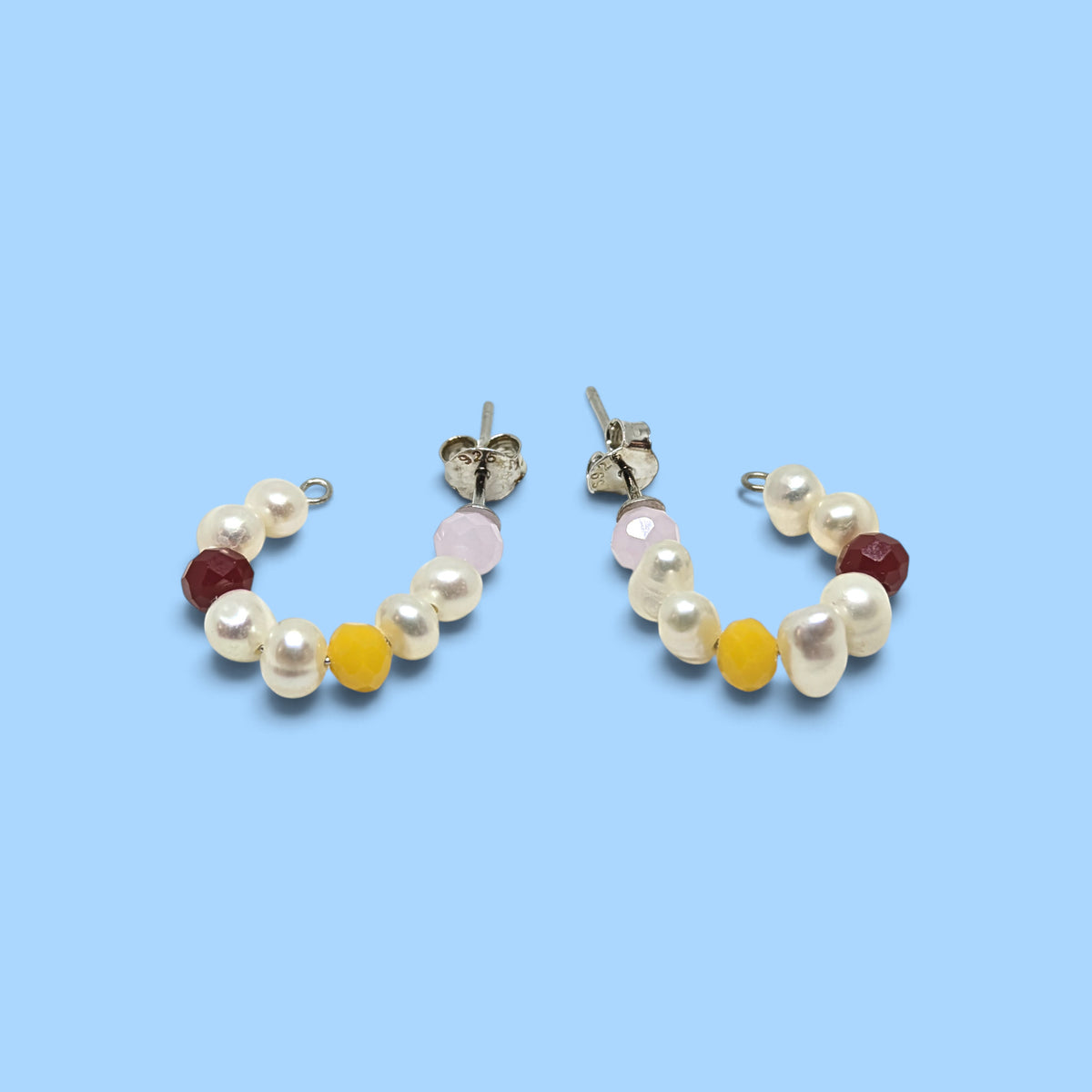Boucles d'oreilles papillon divertissements fuchsia eau