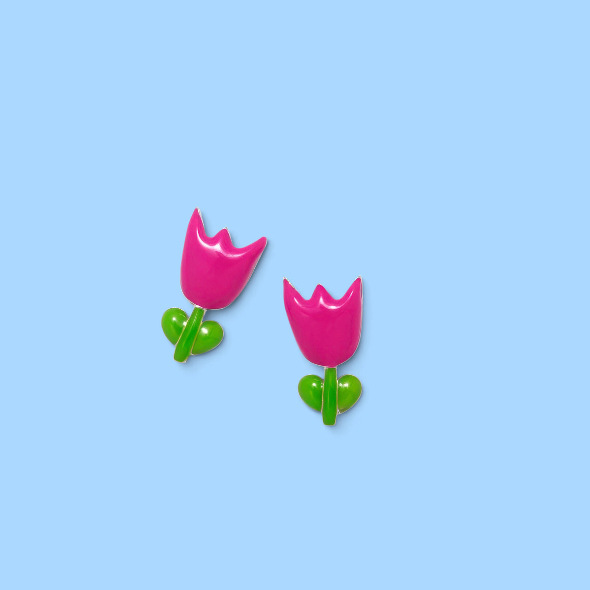 BOUCLES D'OREILLES TULIPE