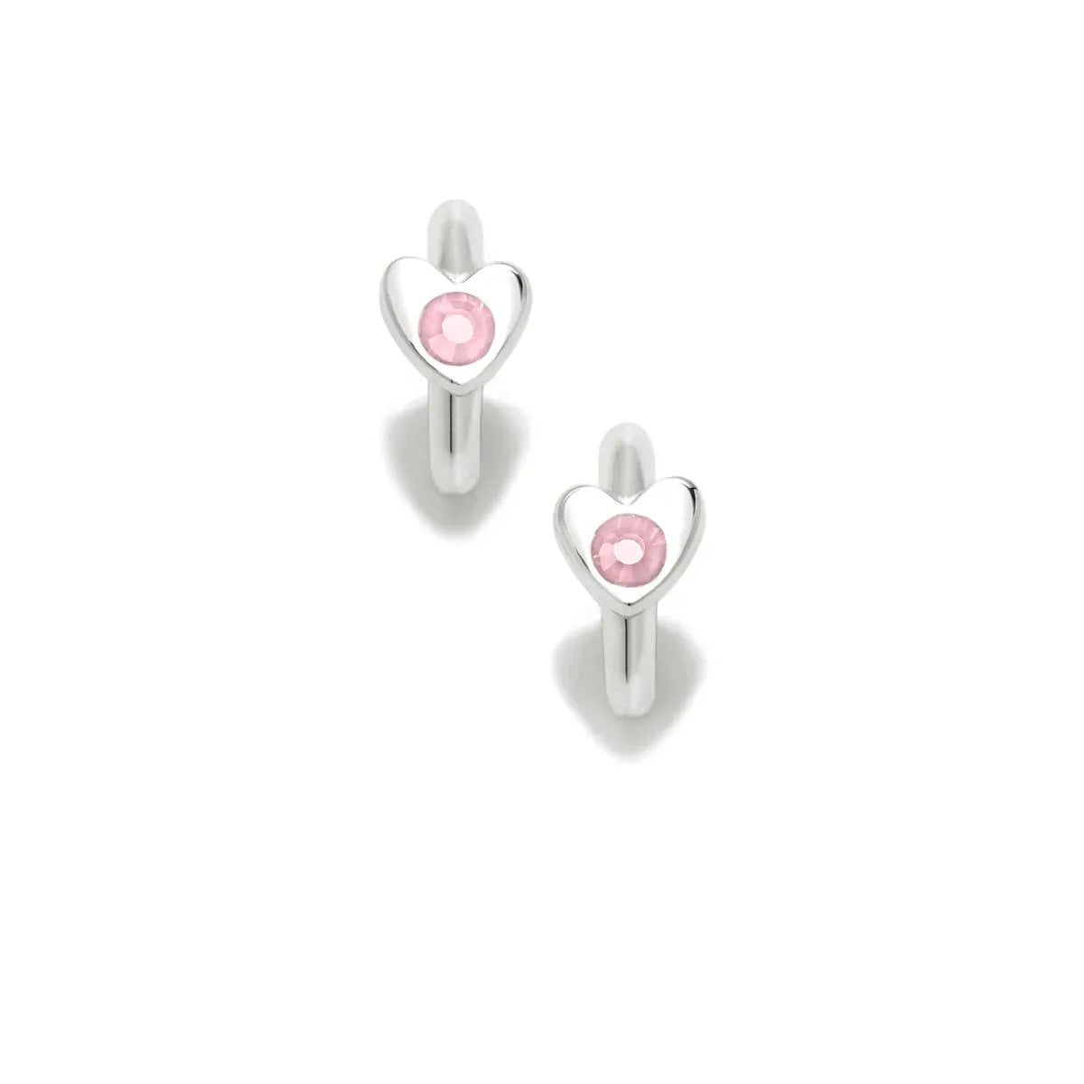 CRIOLLAS CORAZÓN GAGA PLATA CZ ROSA - Agatha Ruiz de la Prada