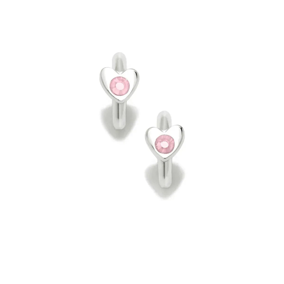 CRIOLLAS CORAZÓN GAGA PLATA CZ ROSA - Agatha Ruiz de la Prada