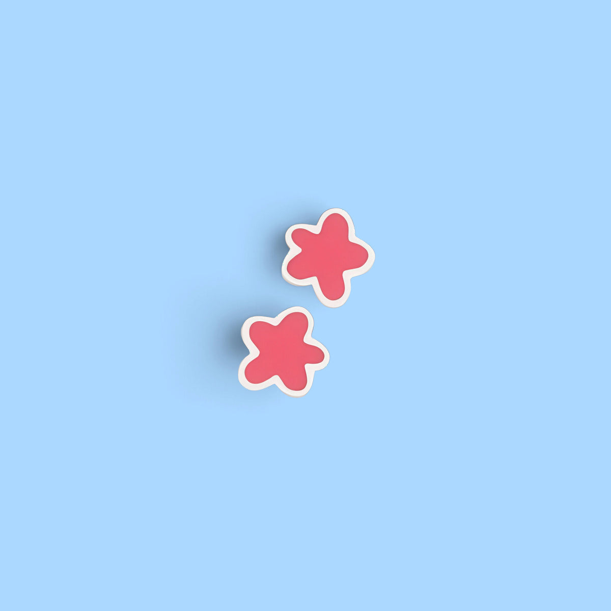 PENDIENTES CORAL FLOR