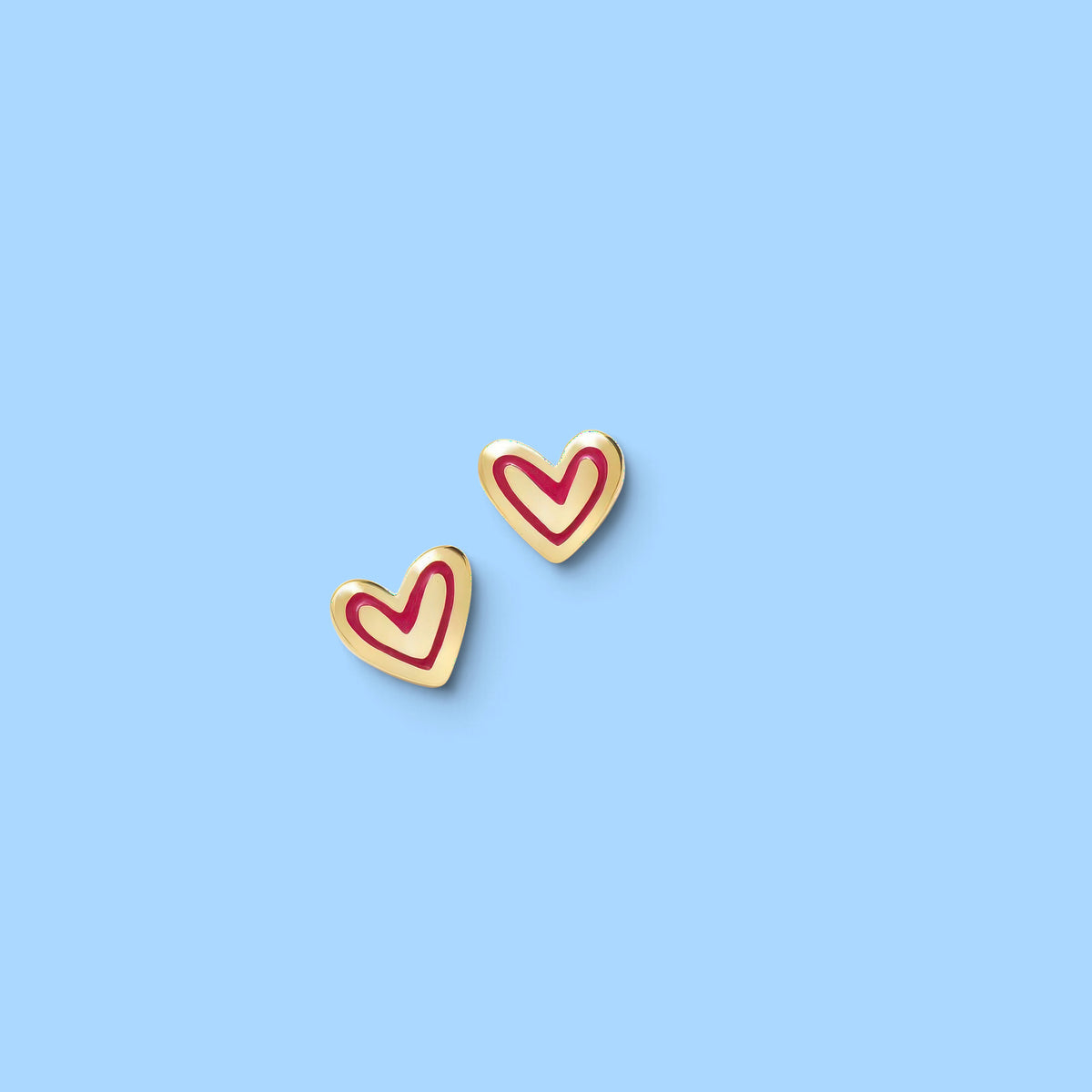 PENDENTE PROFILO CUORE BAGNO ORO