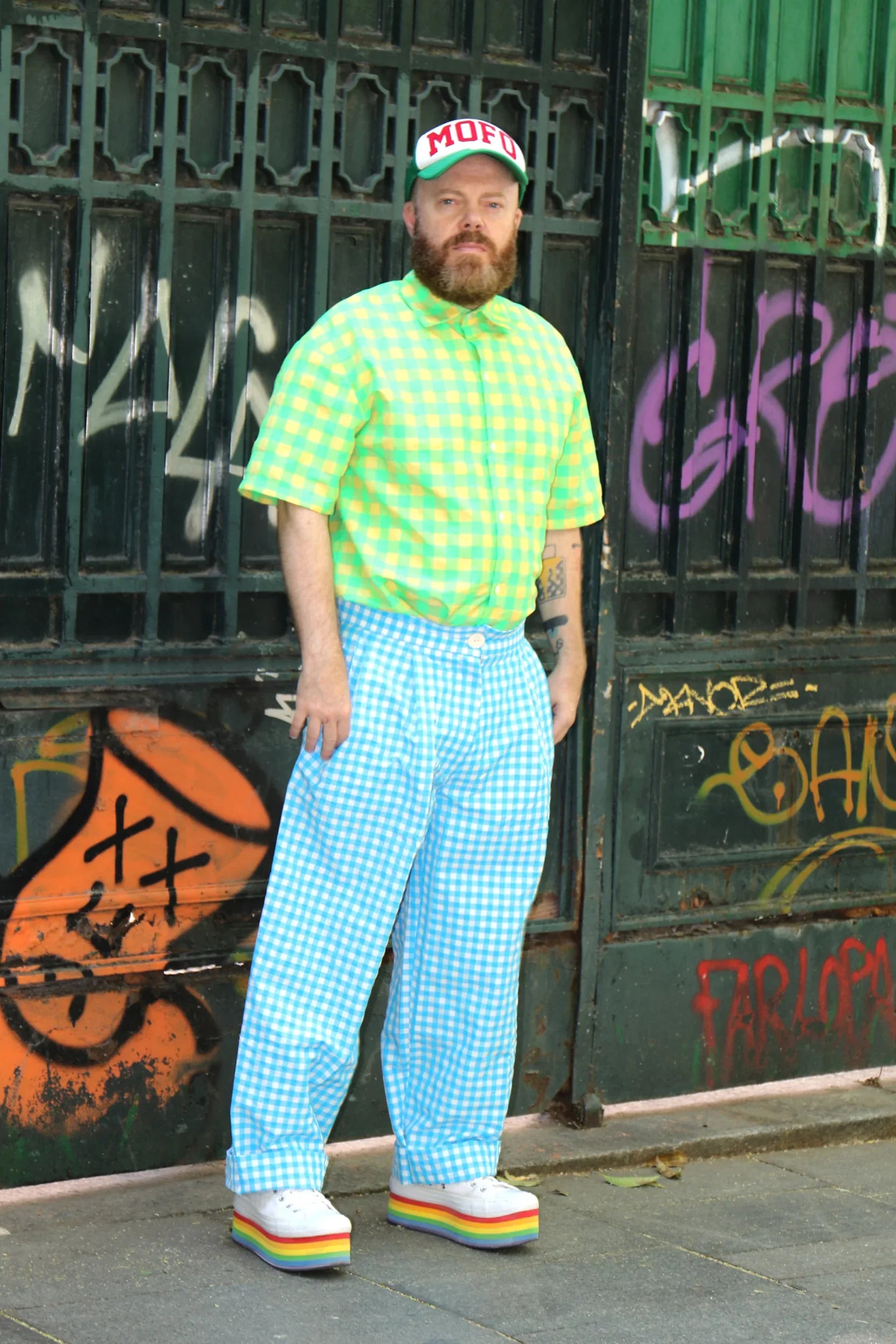 CAMISA VICHY 2 COLORES HOMBRE - Agatha Ruiz de la Prada