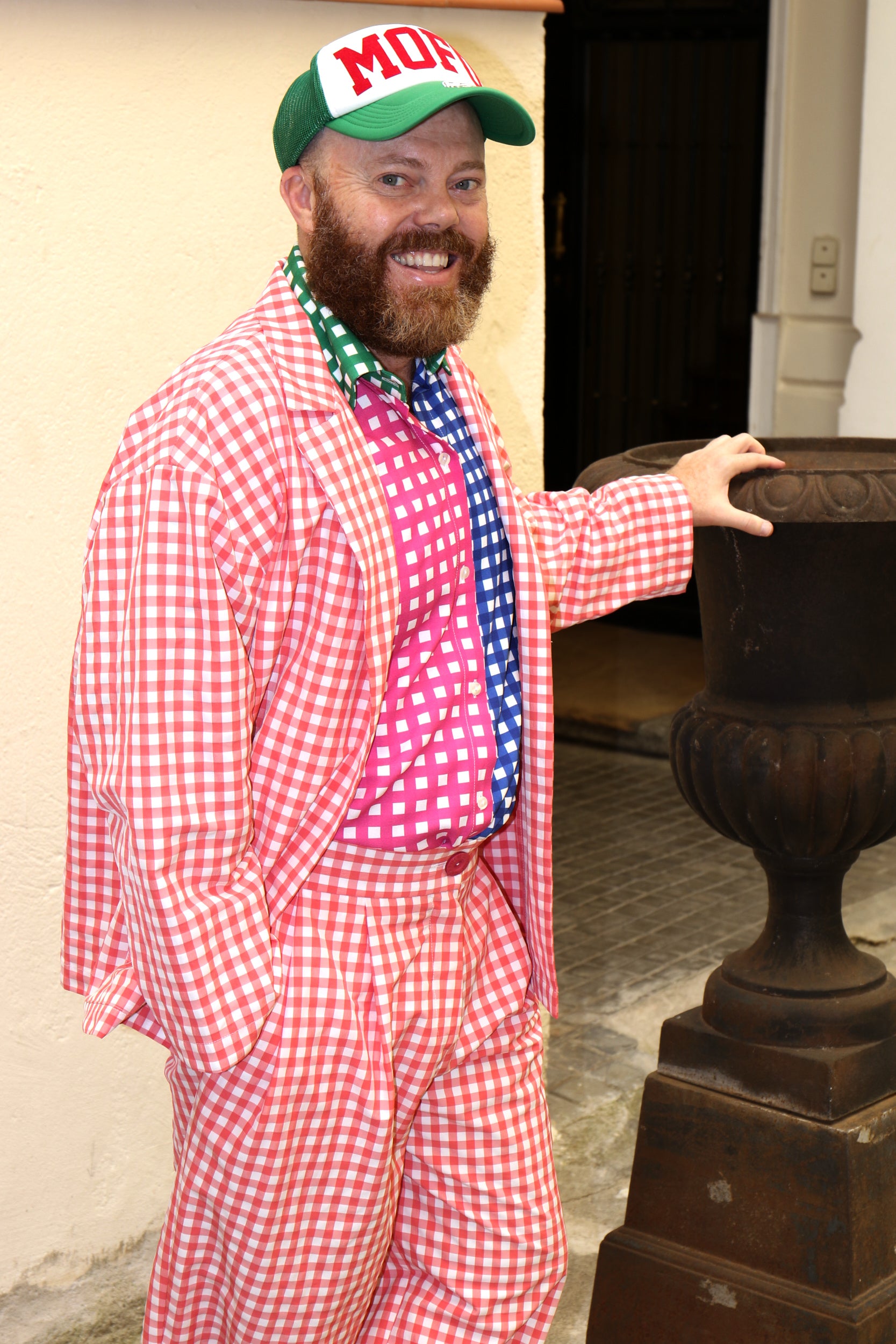 AMERICANA ROJA VICHY ABIERTA HOMBRE - Agatha Ruiz de la Prada