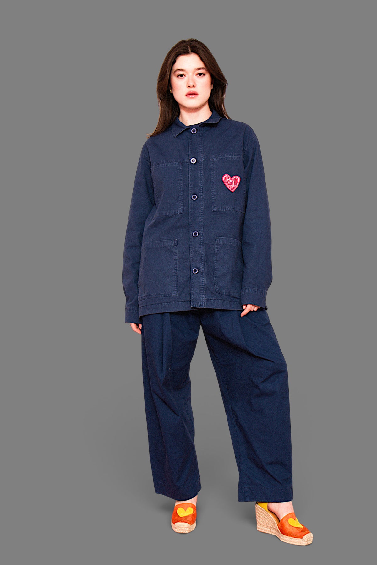 SURCHEMISE D'HIVER AGATHA X COLORS BLEU