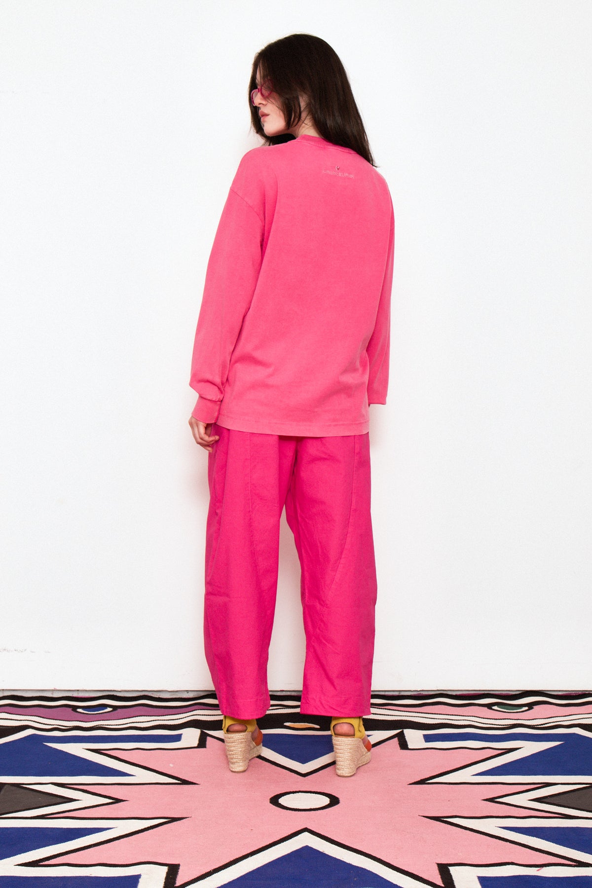 CAMISETA MANGA LARGA AGATHA X COLORS FUCSIA