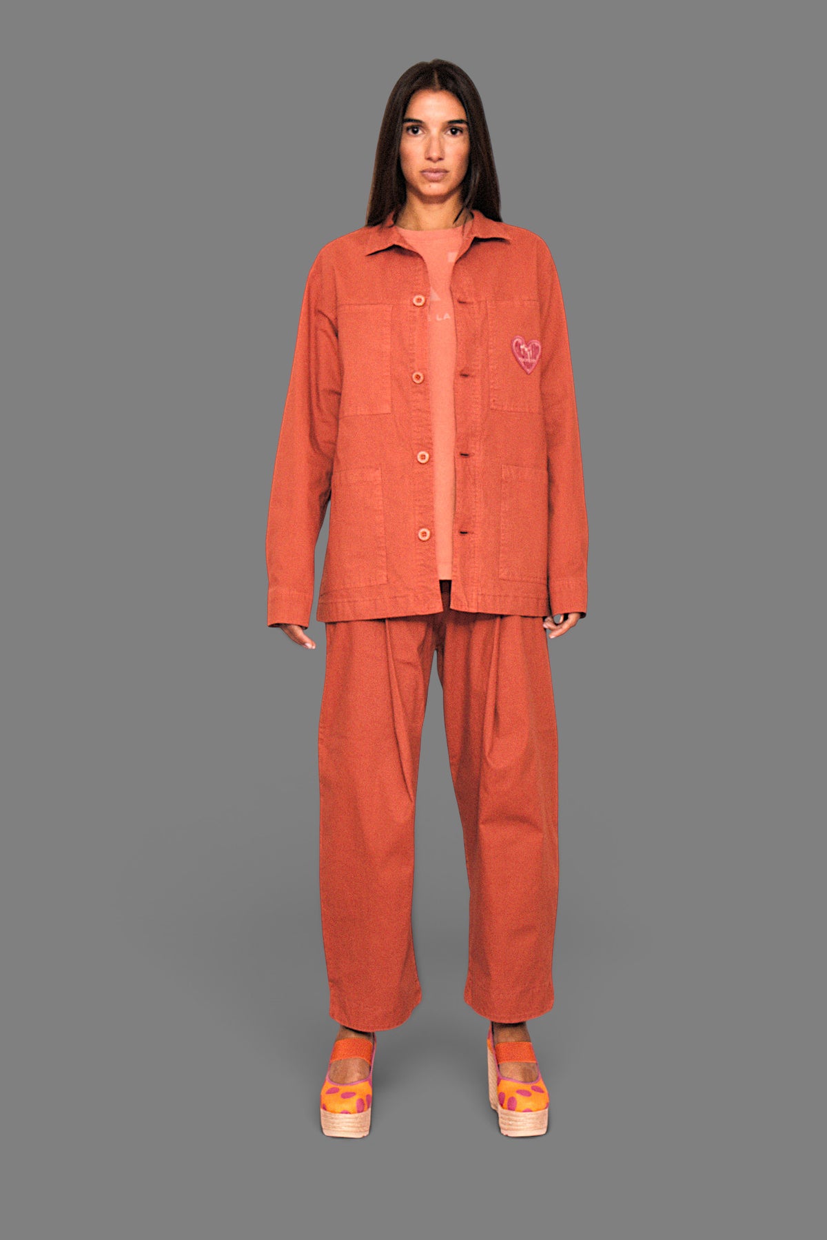 T-shirt à manches longues AGATHA X COLORS orange