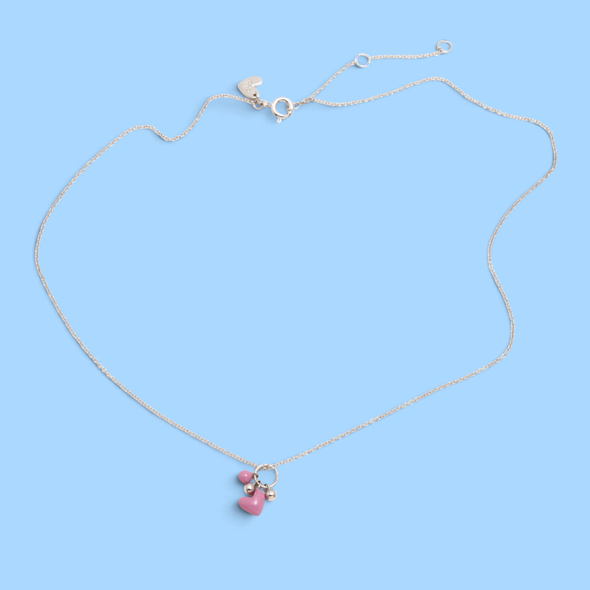 COLGANTE CORAZON ROSA