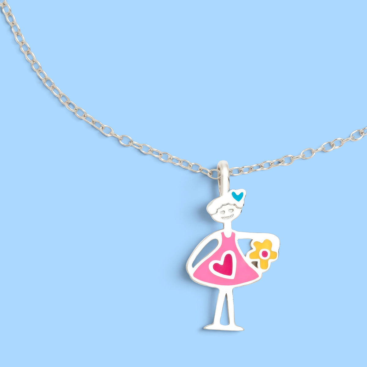 PENDENTIF AGATHITA ROBE ROSE