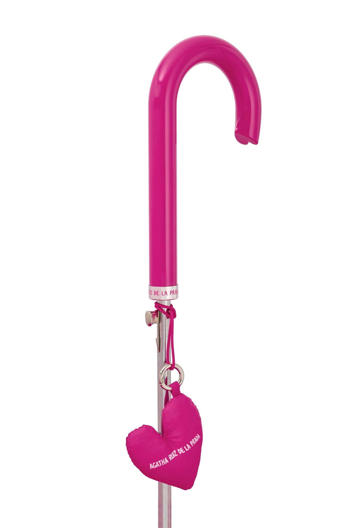 PARAGUAS ADULTO FUCSIA LETRAS