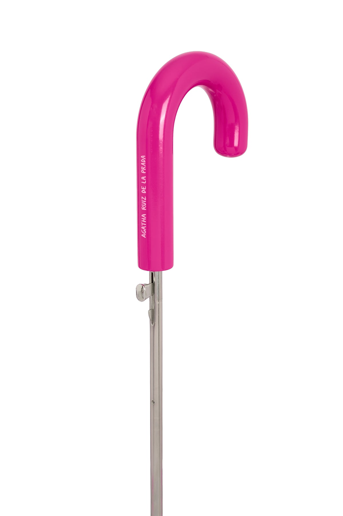 PARAGUAS INFANTIL TRANSPARENTE CORAZÓN FUCSIA