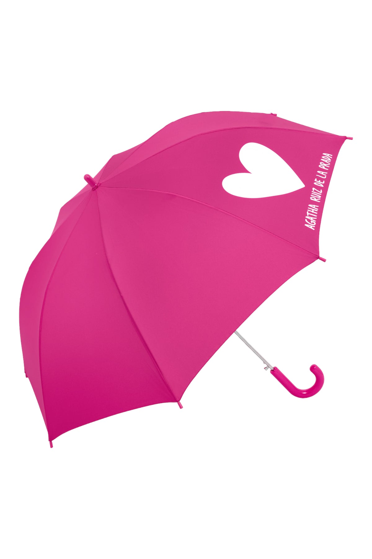 PARAGUAS INFANTIL FUCSIA CORAZÓN