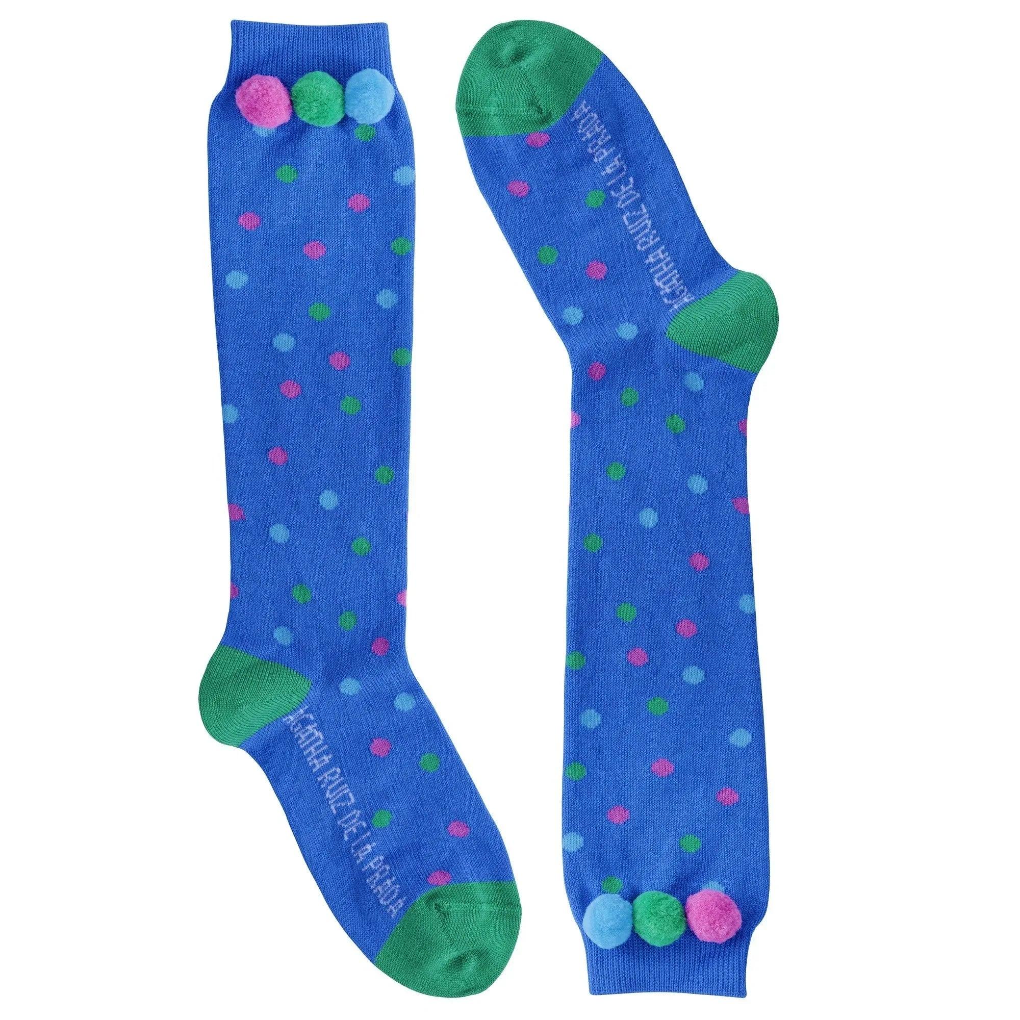 CALCETINES TOPOS CON BORLAS - Agatha Ruiz de la Prada