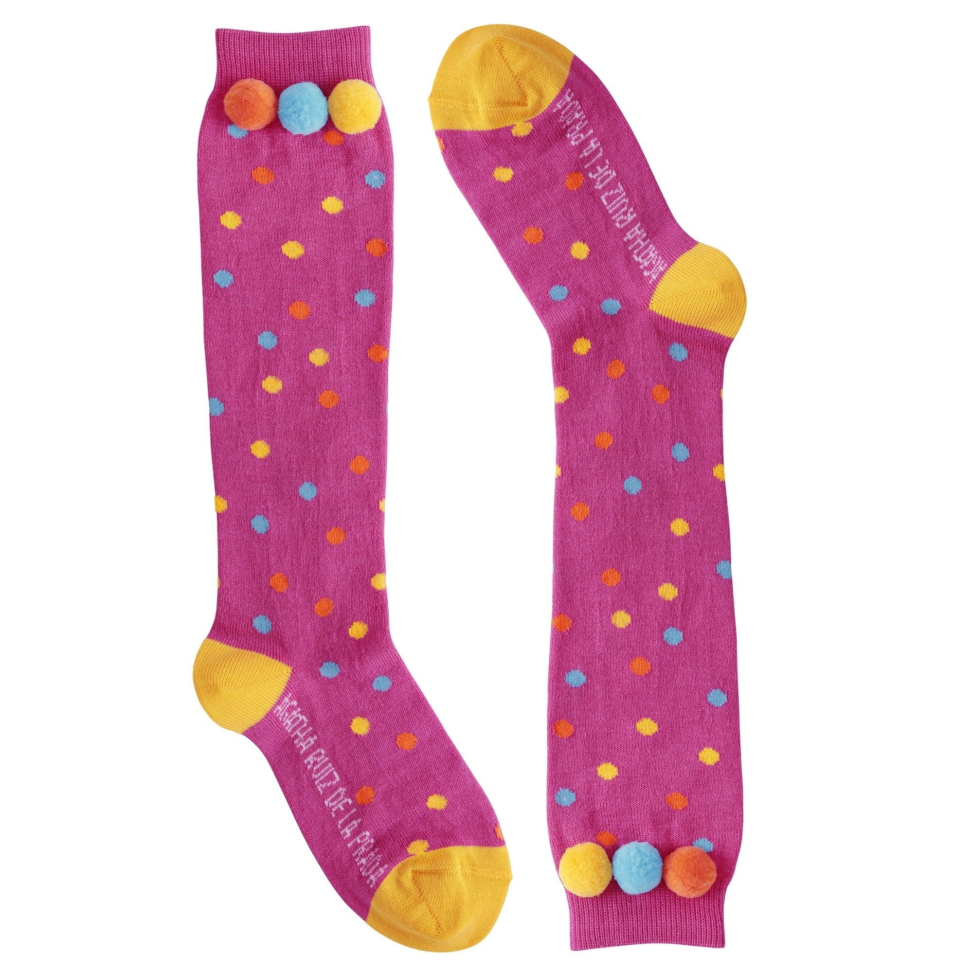 CALCETINES TOPOS CON BORLAS