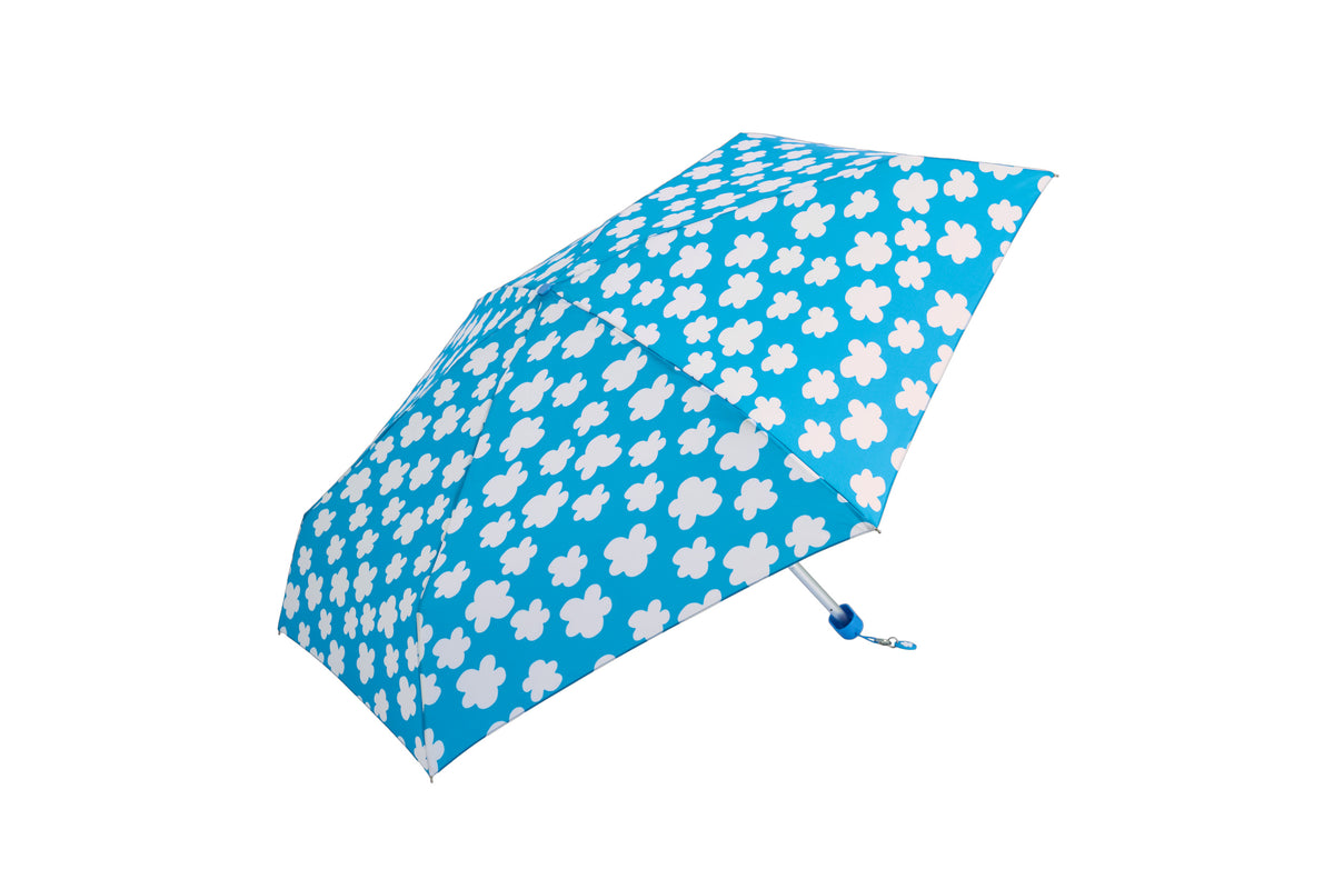 PARAGUAS MINI PLEGABLE NUBES