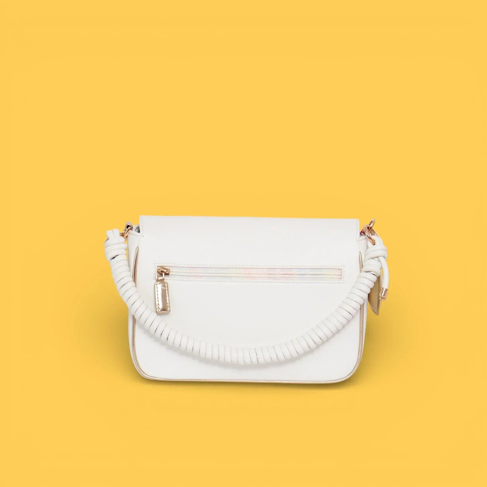BANDOLERA TAPA CORDON LOVE BLANCO - Agatha Ruiz de la Prada