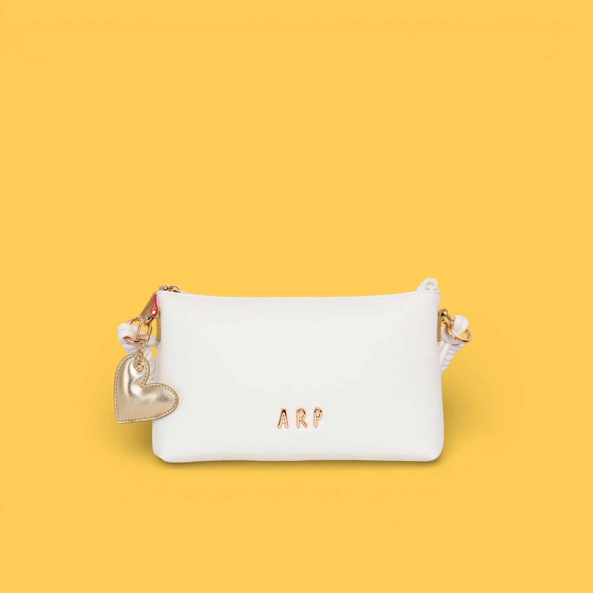 BANDOLERA PLANA CORDON LOVE BLANCO - Agatha Ruiz de la Prada