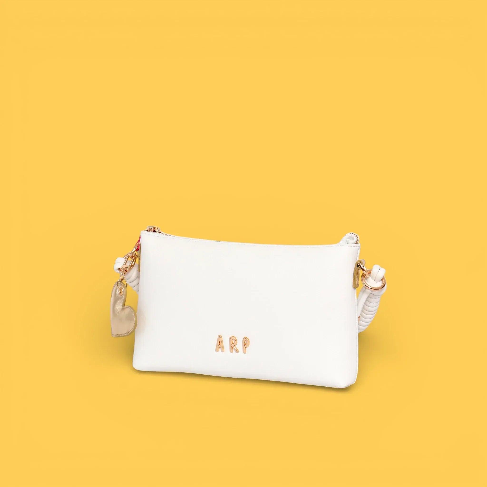 BANDOLERA PLANA CORDON LOVE BLANCO - Agatha Ruiz de la Prada