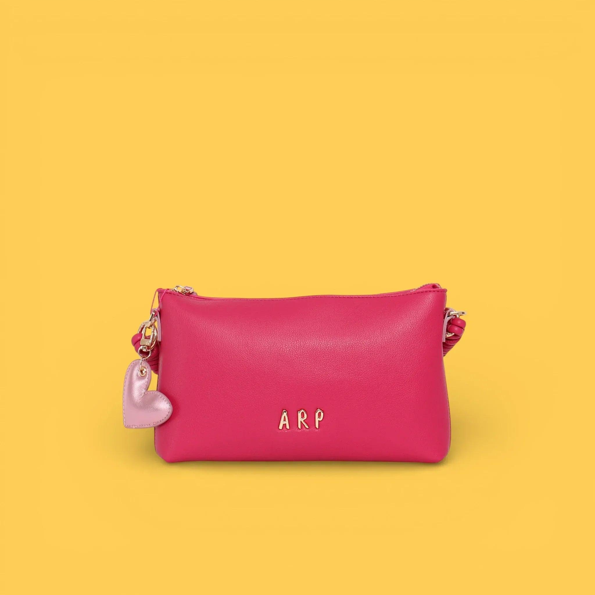 BANDOLERA PLANA CORDON LOVE ROSA - Agatha Ruiz de la Prada