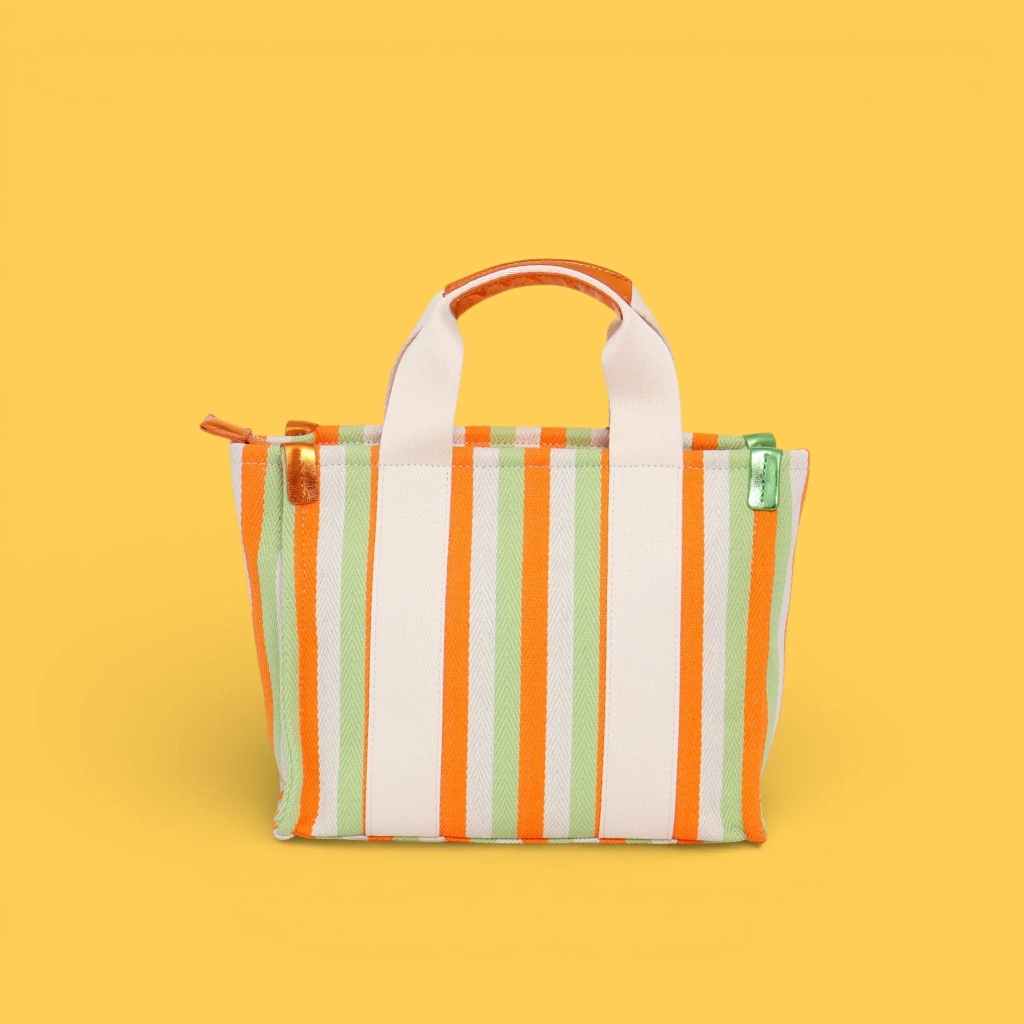 BOLSO LONA LINEAS NARANJA - Agatha Ruiz de la Prada