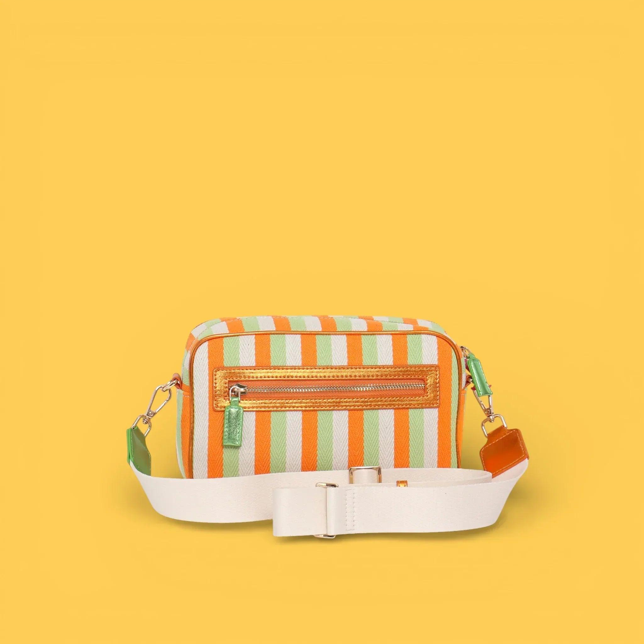 BANDOLERA LONA LINEAS NARANJA - Agatha Ruiz de la Prada