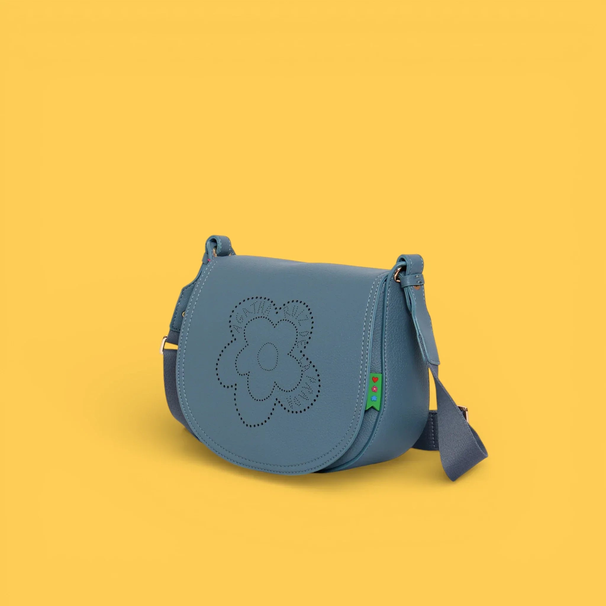 BANDOLERA TAPA CALADO FLOR AZUL - Agatha Ruiz de la Prada