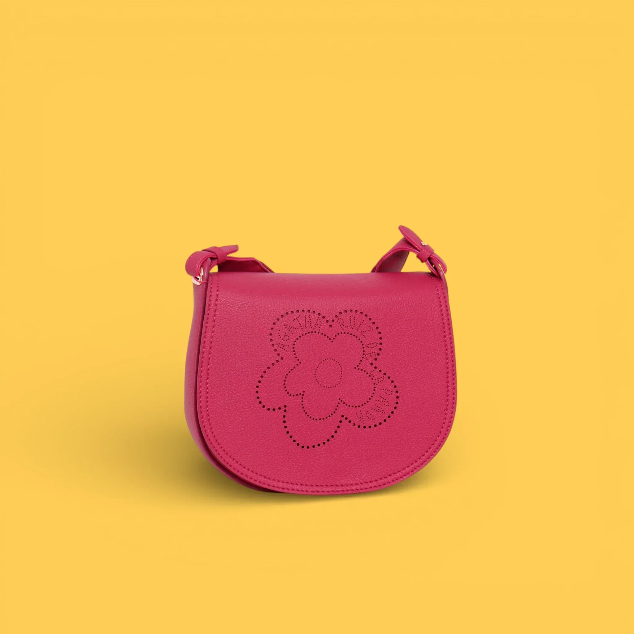 BANDOLERA TAPA CALADO FLOR FUCSIA - Agatha Ruiz de la Prada