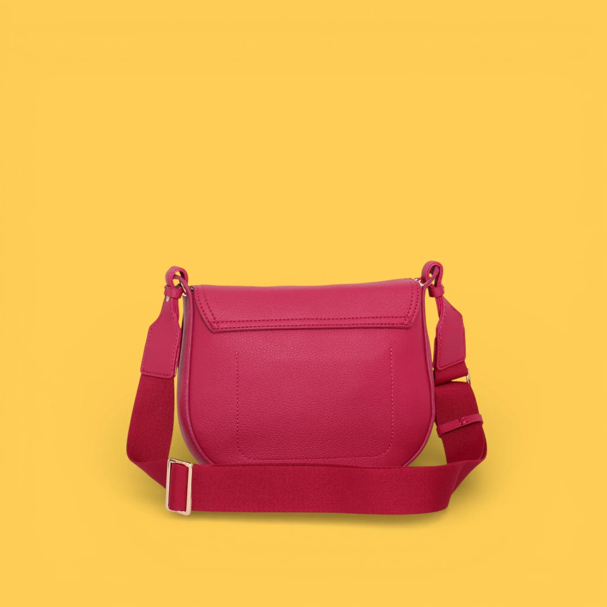 BANDOLERA TAPA CALADO FLOR FUCSIA - Agatha Ruiz de la Prada