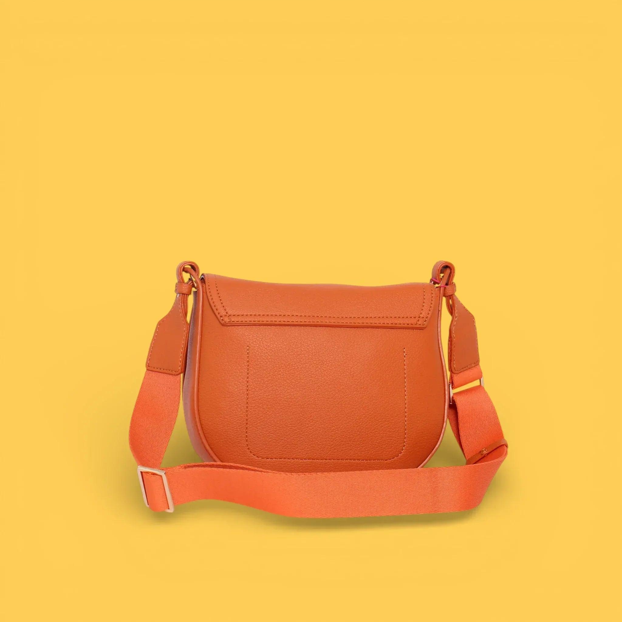 BANDOLERA TAPA CALADO FLOR NARANJA - Agatha Ruiz de la Prada