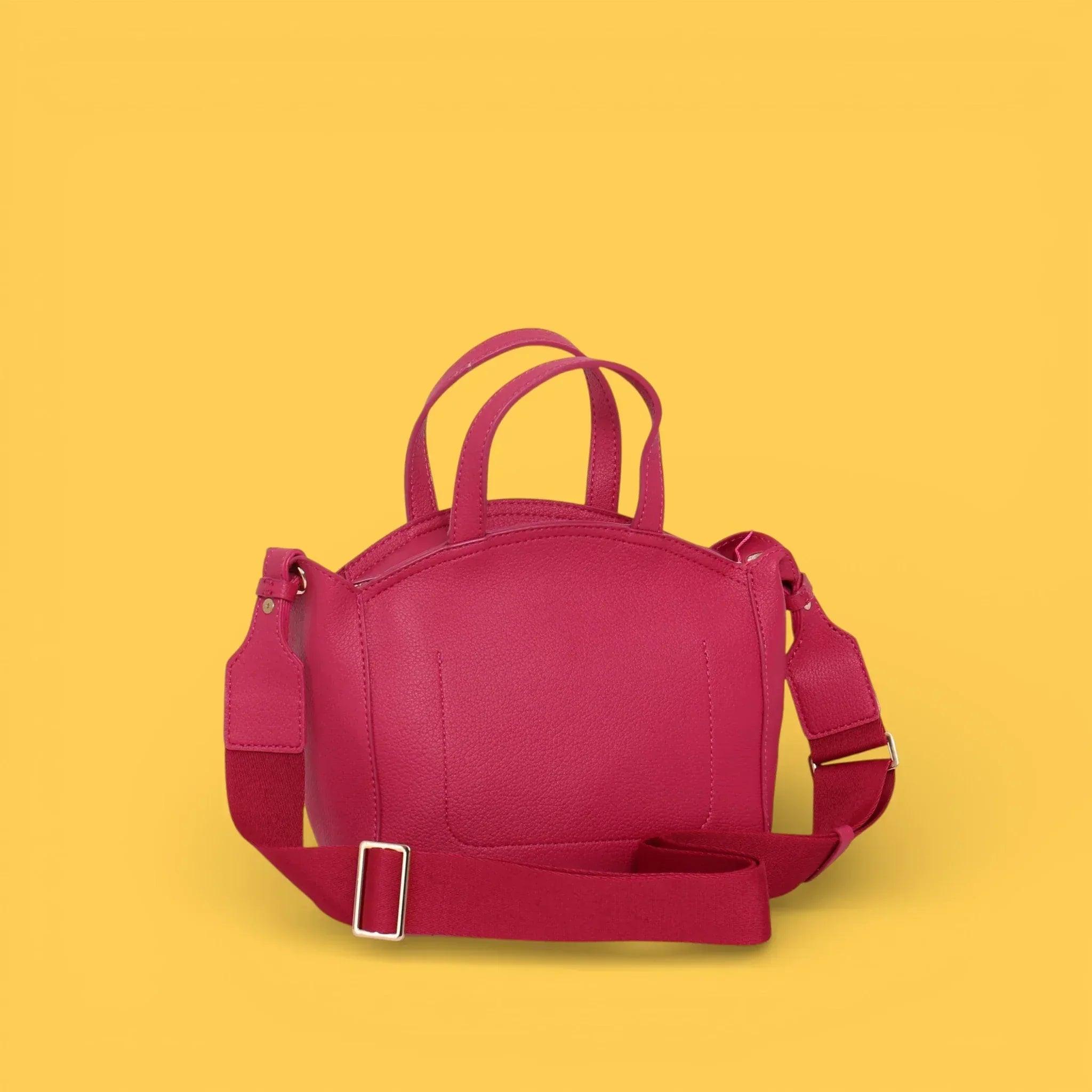 MINI TOTE CALADO FLOR FUCSIA - Agatha Ruiz de la Prada