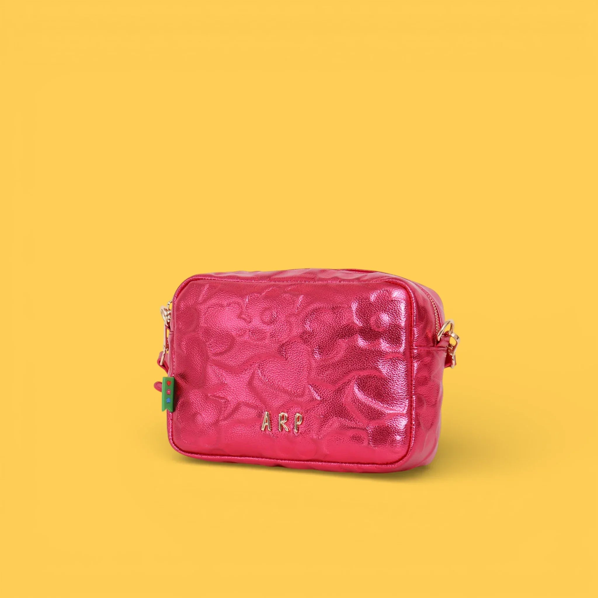 BANDOLERA GRABADO ICONOS FUCSIA - Agatha Ruiz de la Prada