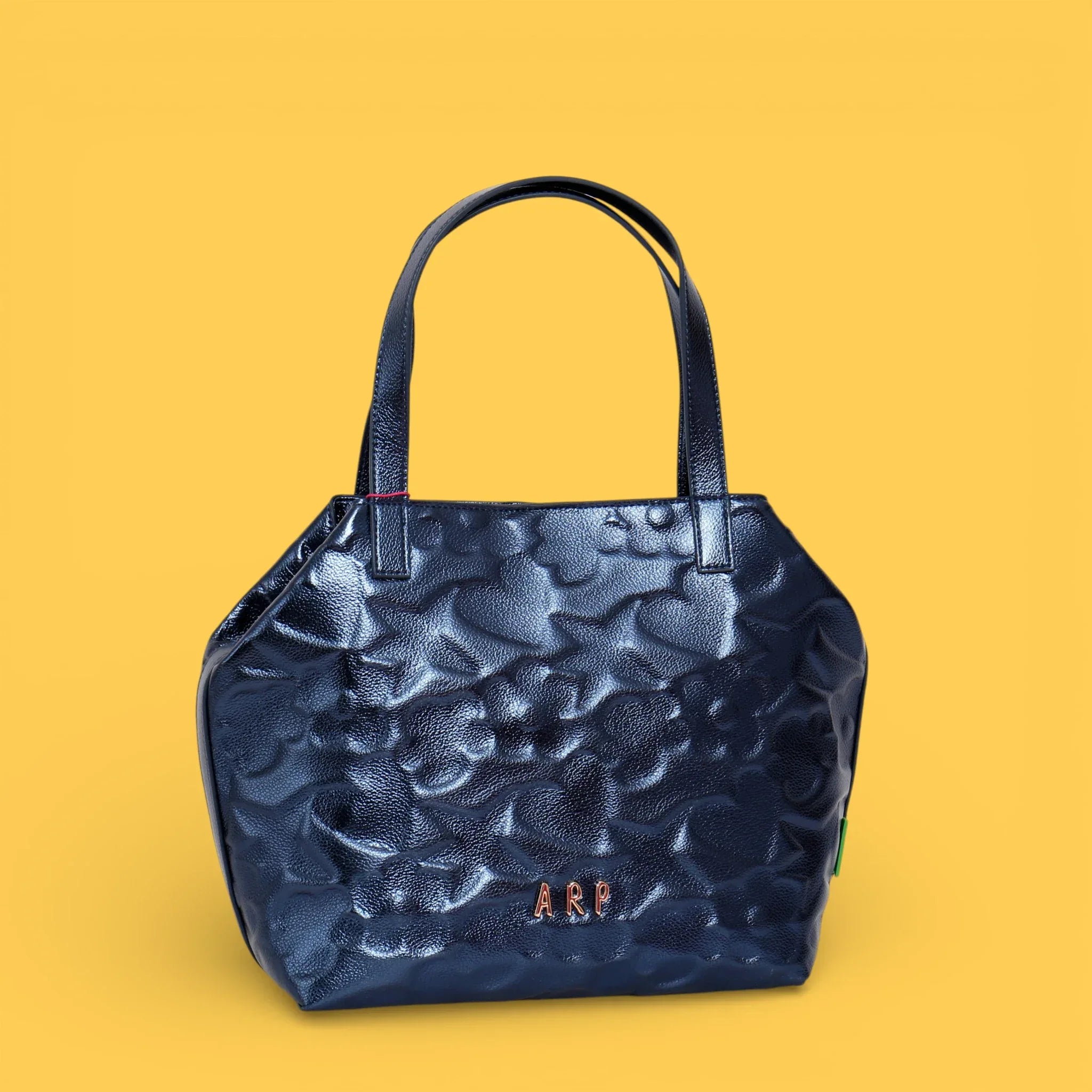 TOTE GRABADO ICONOS AZUL - Agatha Ruiz de la Prada