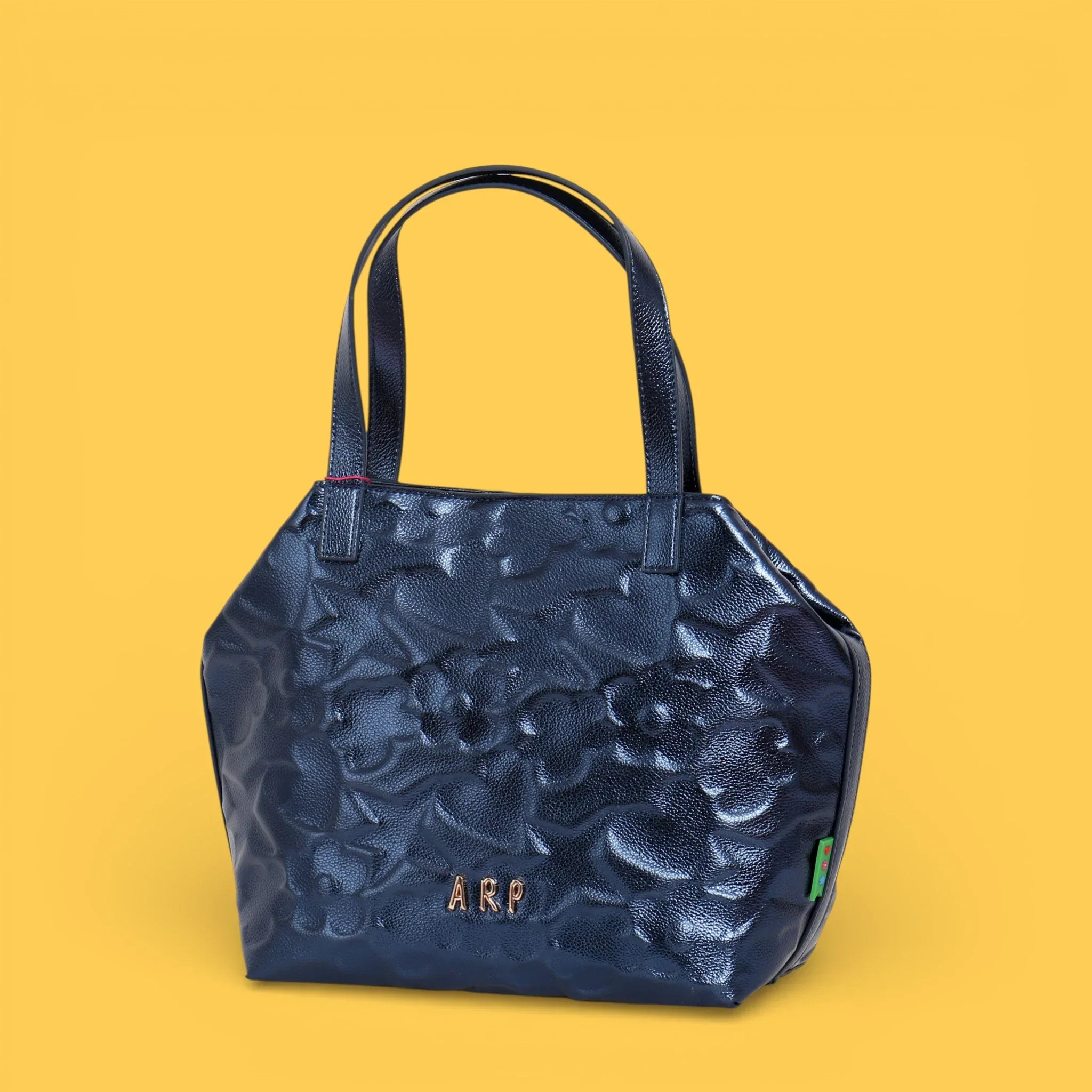 TOTE GRABADO ICONOS AZUL - Agatha Ruiz de la Prada