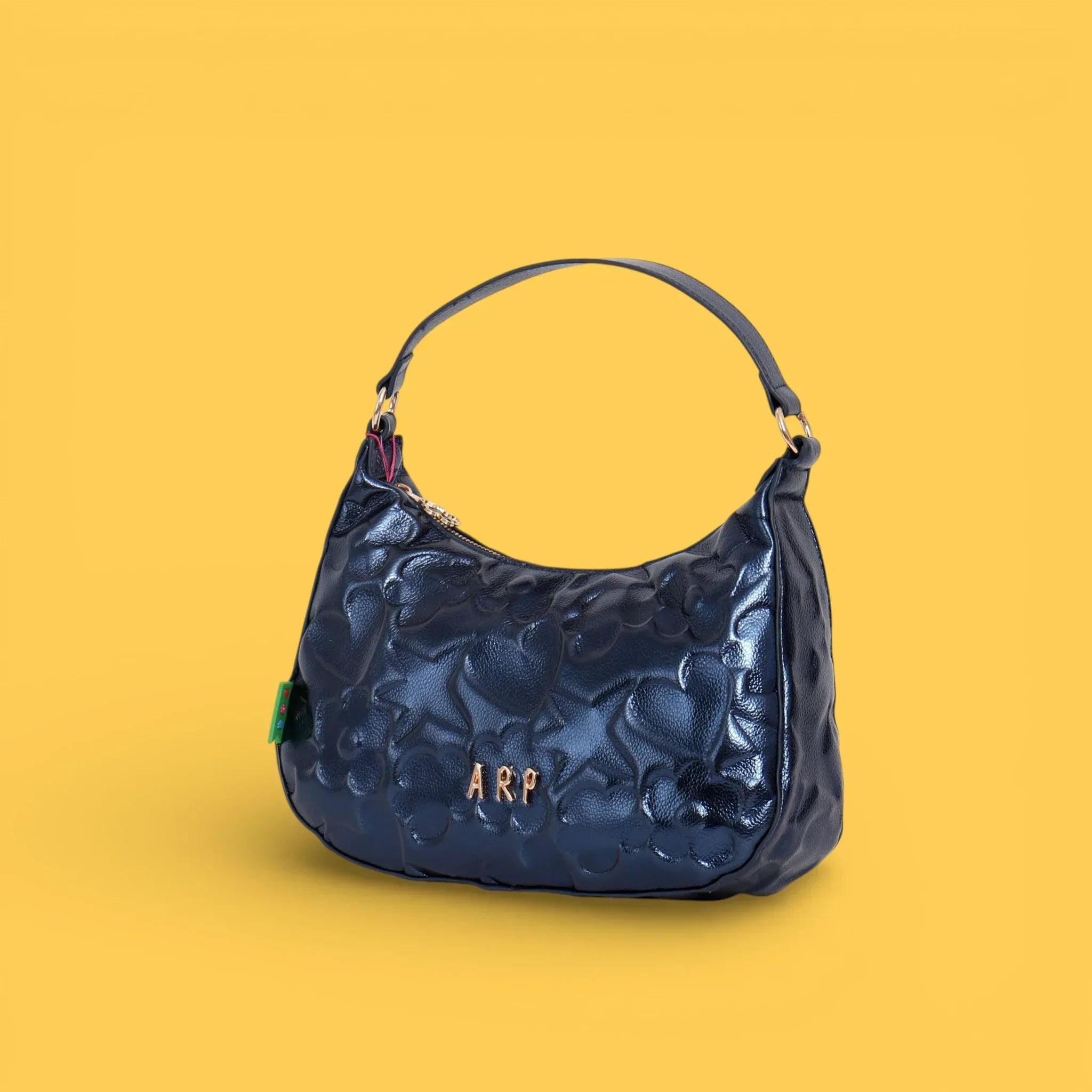 BOLSO GONDOLA GRABADO ICONOS AZUL - Agatha Ruiz de la Prada