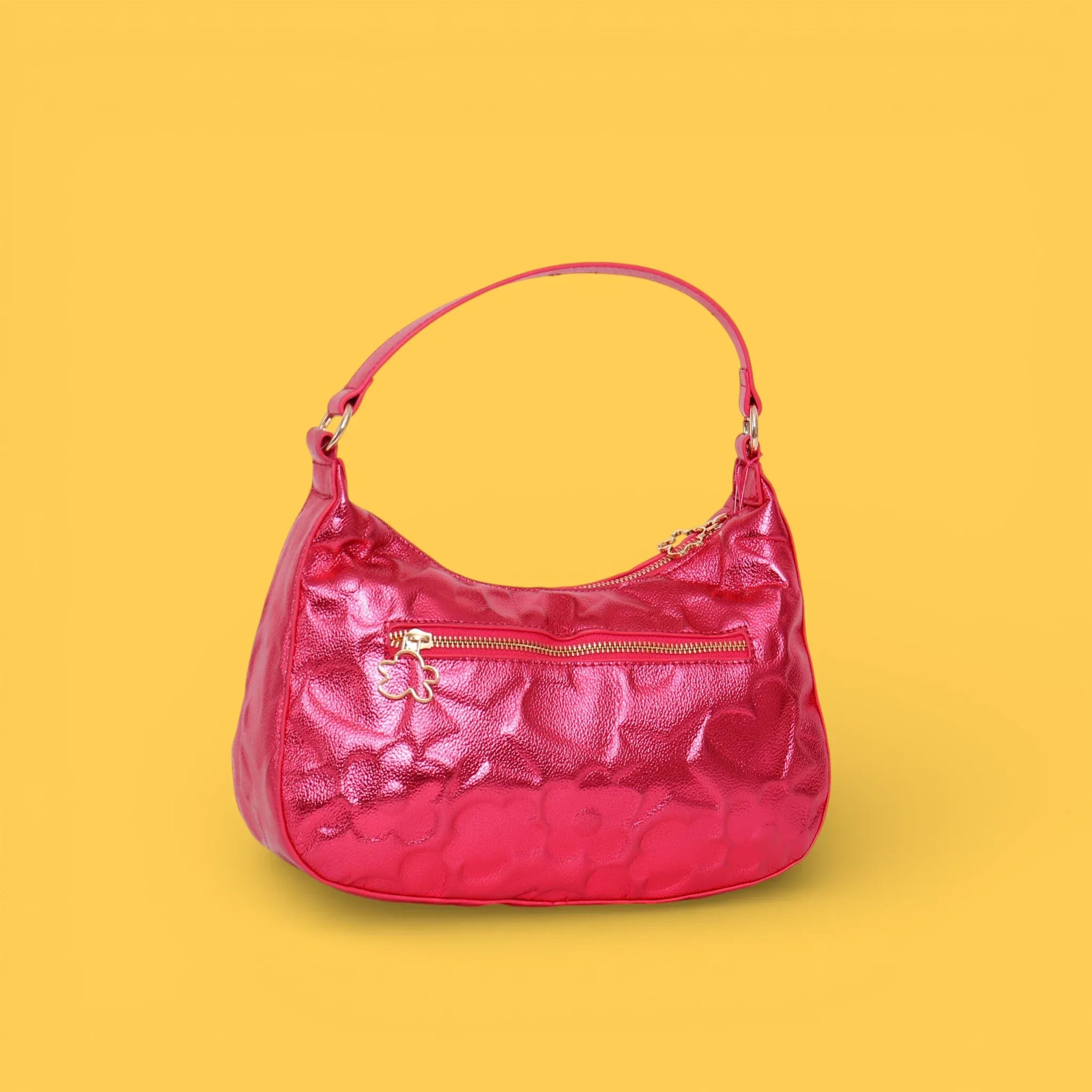 BOLSO GONDOLA GRABADO ICONOS FUCSIA - Agatha Ruiz de la Prada