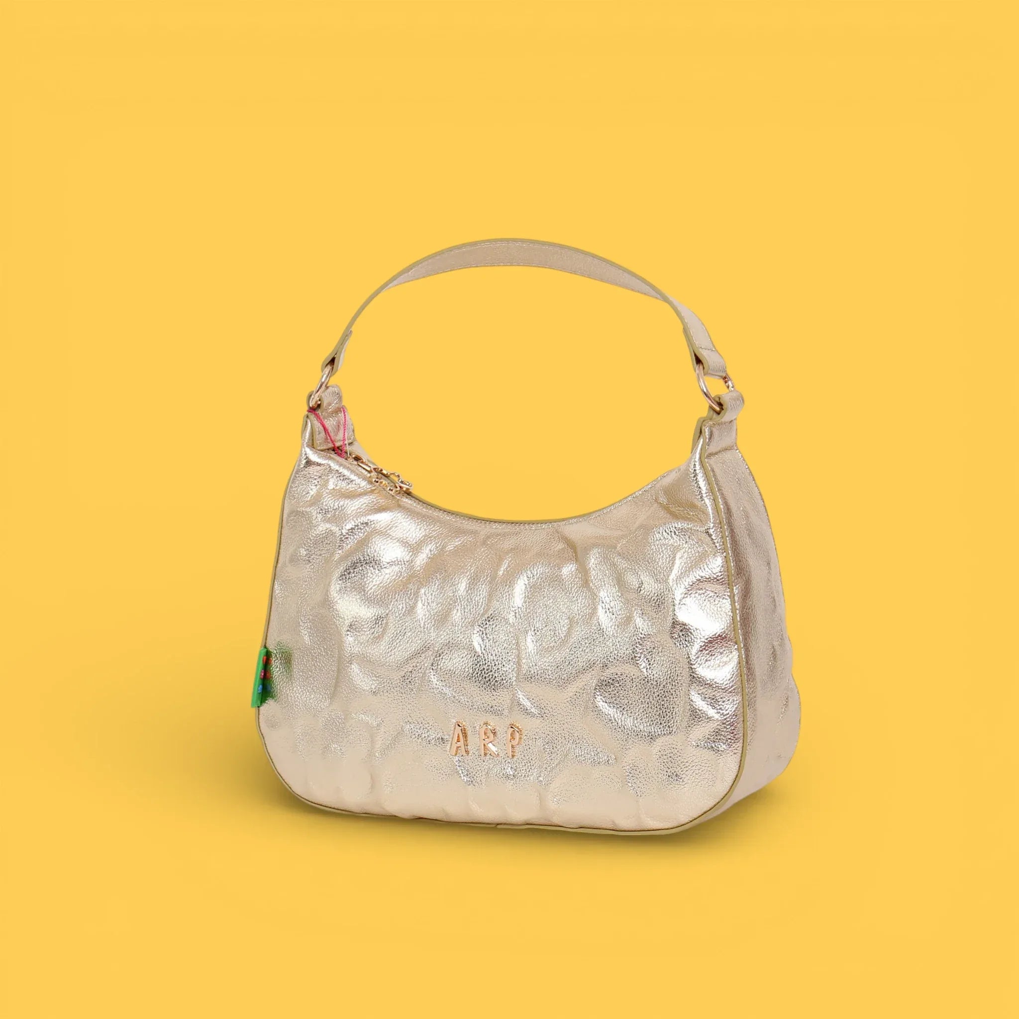 BOLSO GONDOLA GRABADO ICONOS PLATINO - Agatha Ruiz de la Prada