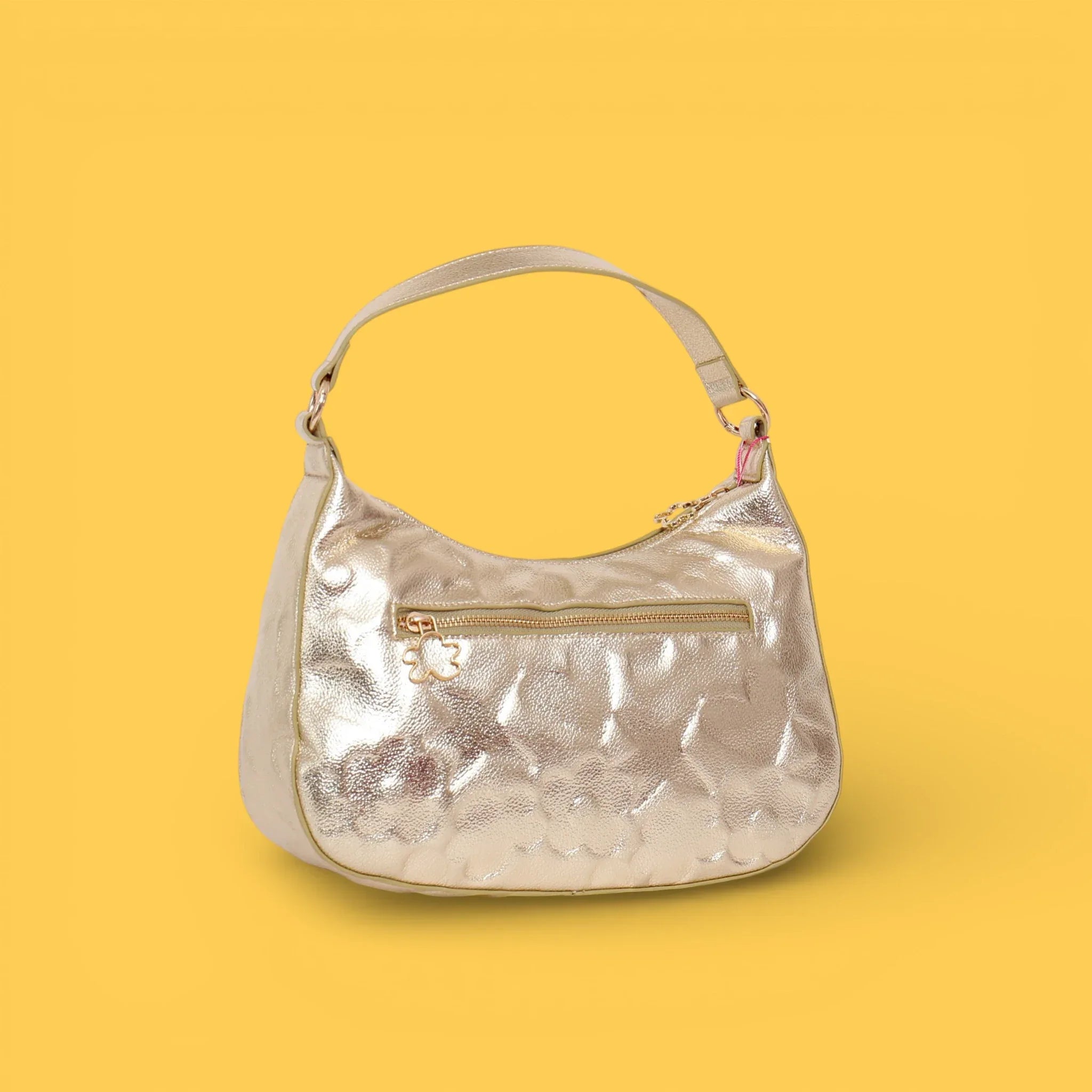 BOLSO GONDOLA GRABADO ICONOS PLATINO - Agatha Ruiz de la Prada