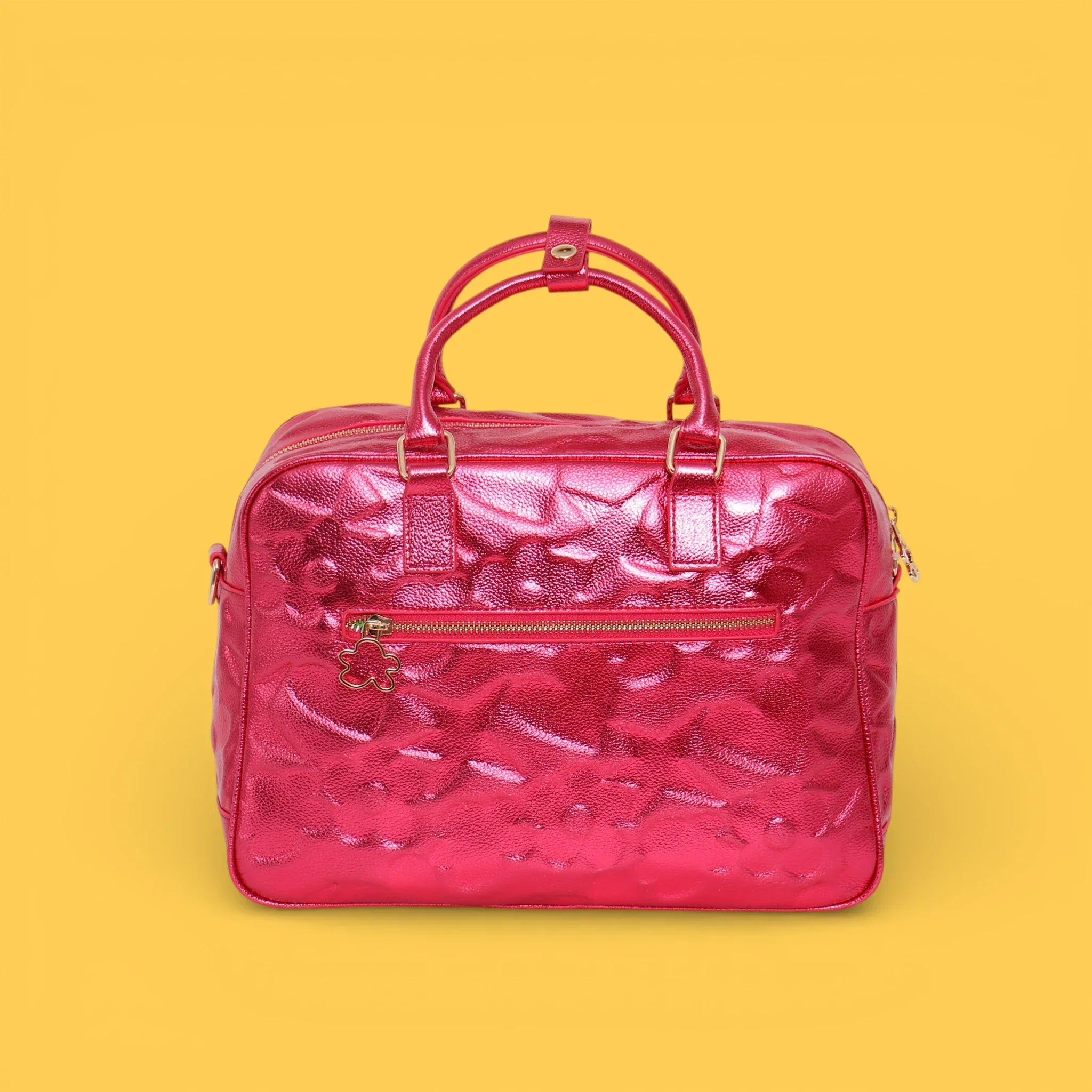 BOLSO GRABADO ICONOS FCUSIA - Agatha Ruiz de la Prada