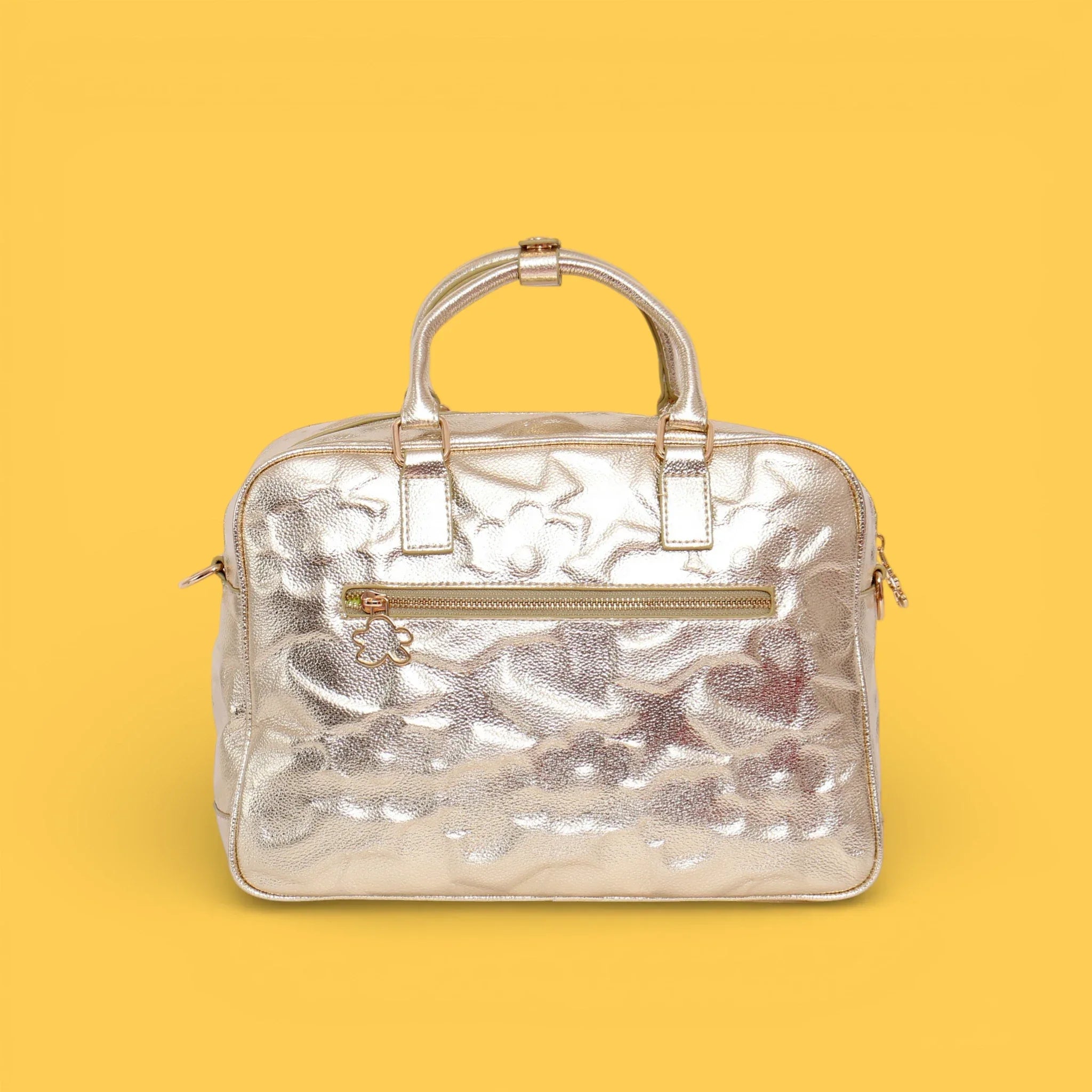 BOLSO GRABADO ICONOS PLATINO - Agatha Ruiz de la Prada