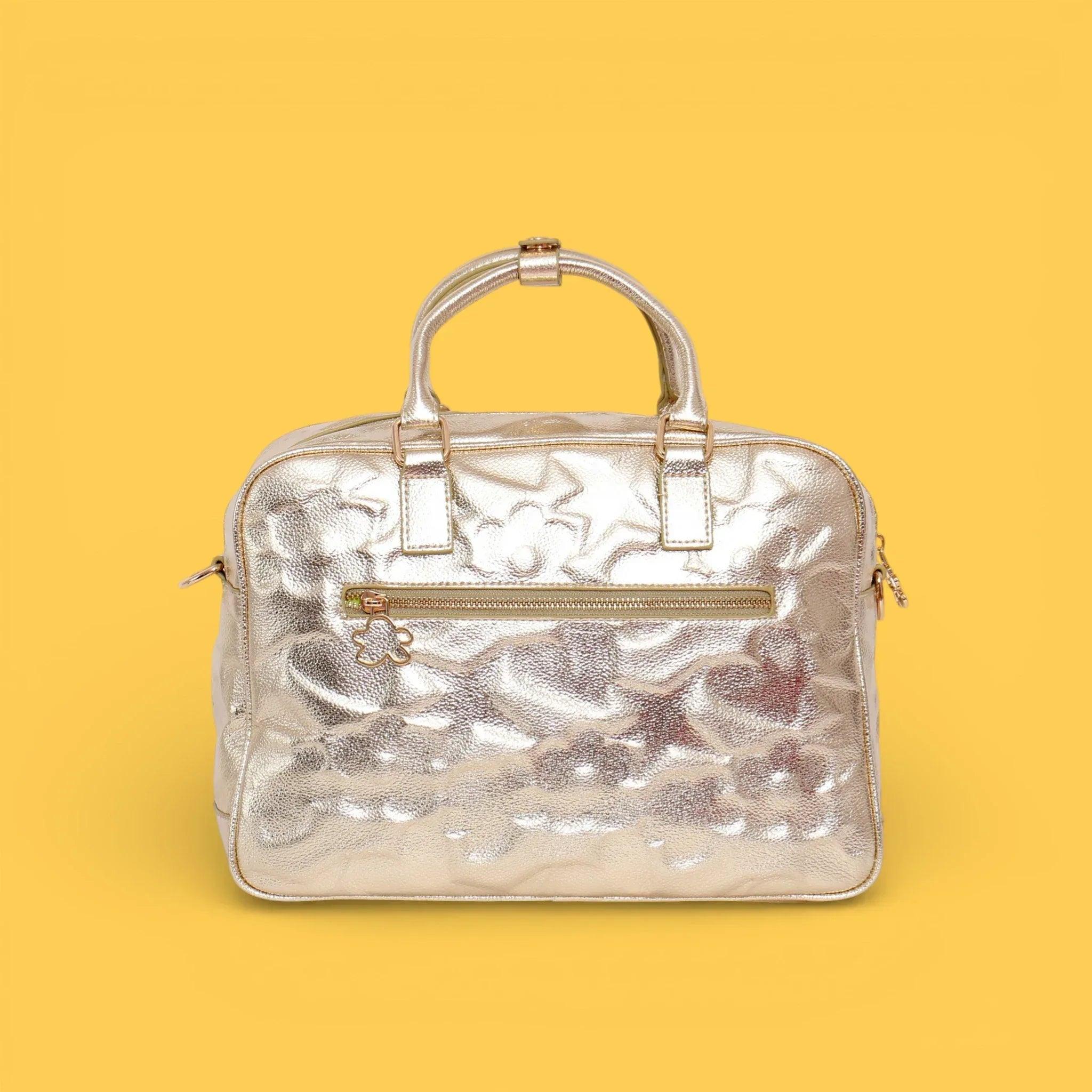 BOLSO GRABADO ICONOS PLATINO - Agatha Ruiz de la Prada